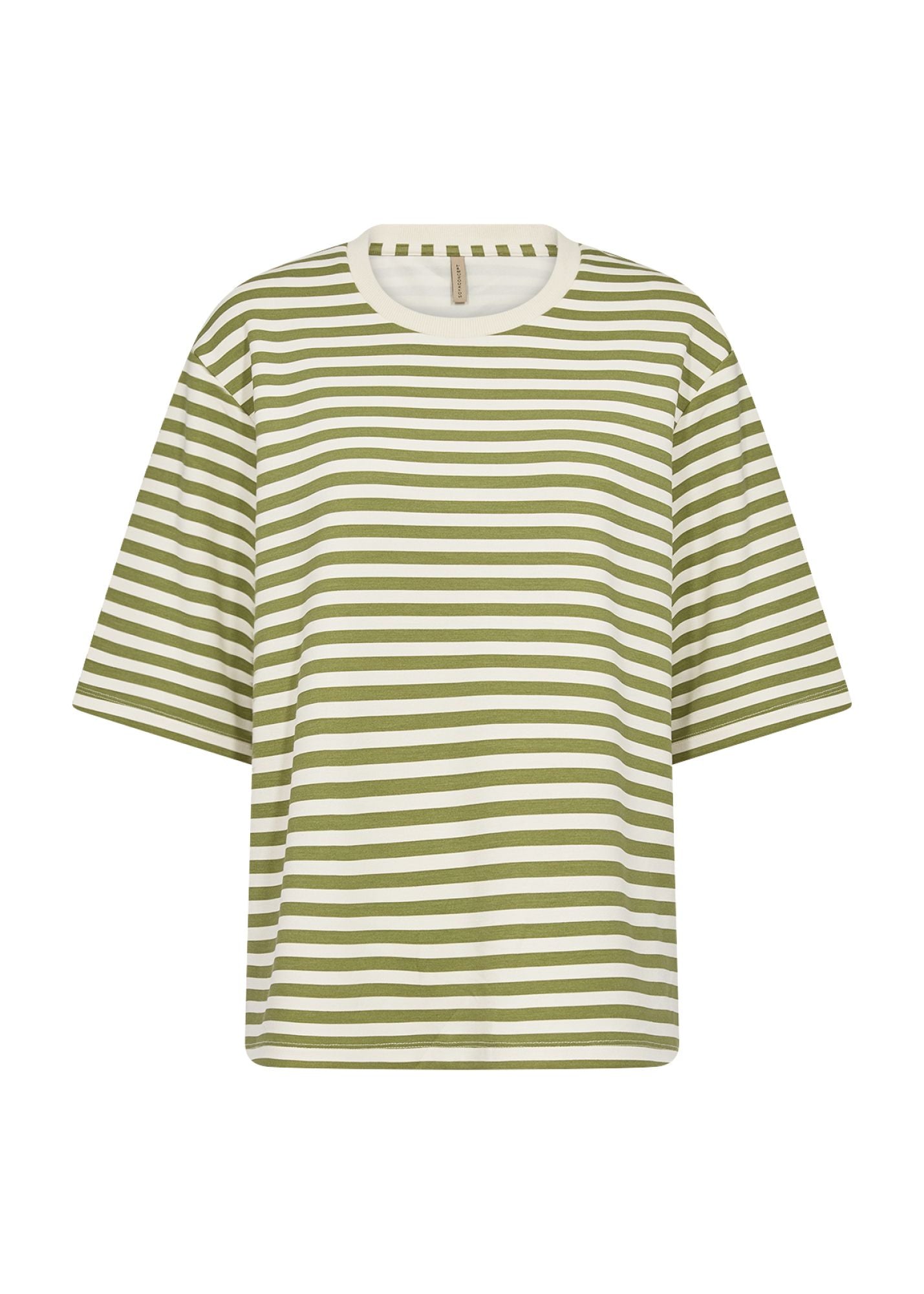 Soyaconcept Damen T-Shirt SC-BARNI 32 XXL grün