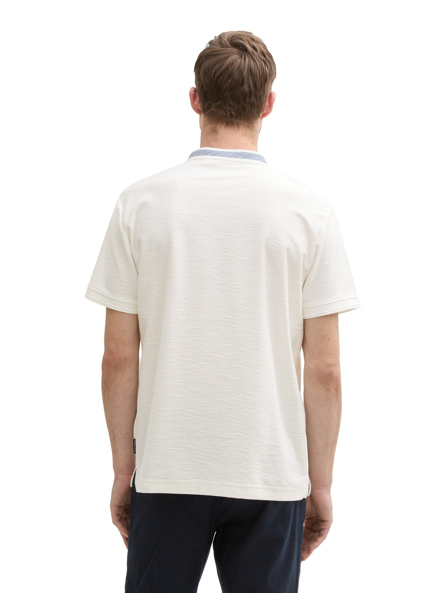 Tom Tailor Herren Poloshirt weiß