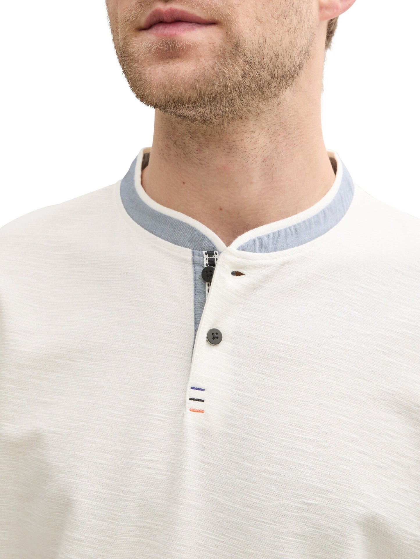 Tom Tailor Herren Poloshirt weiß