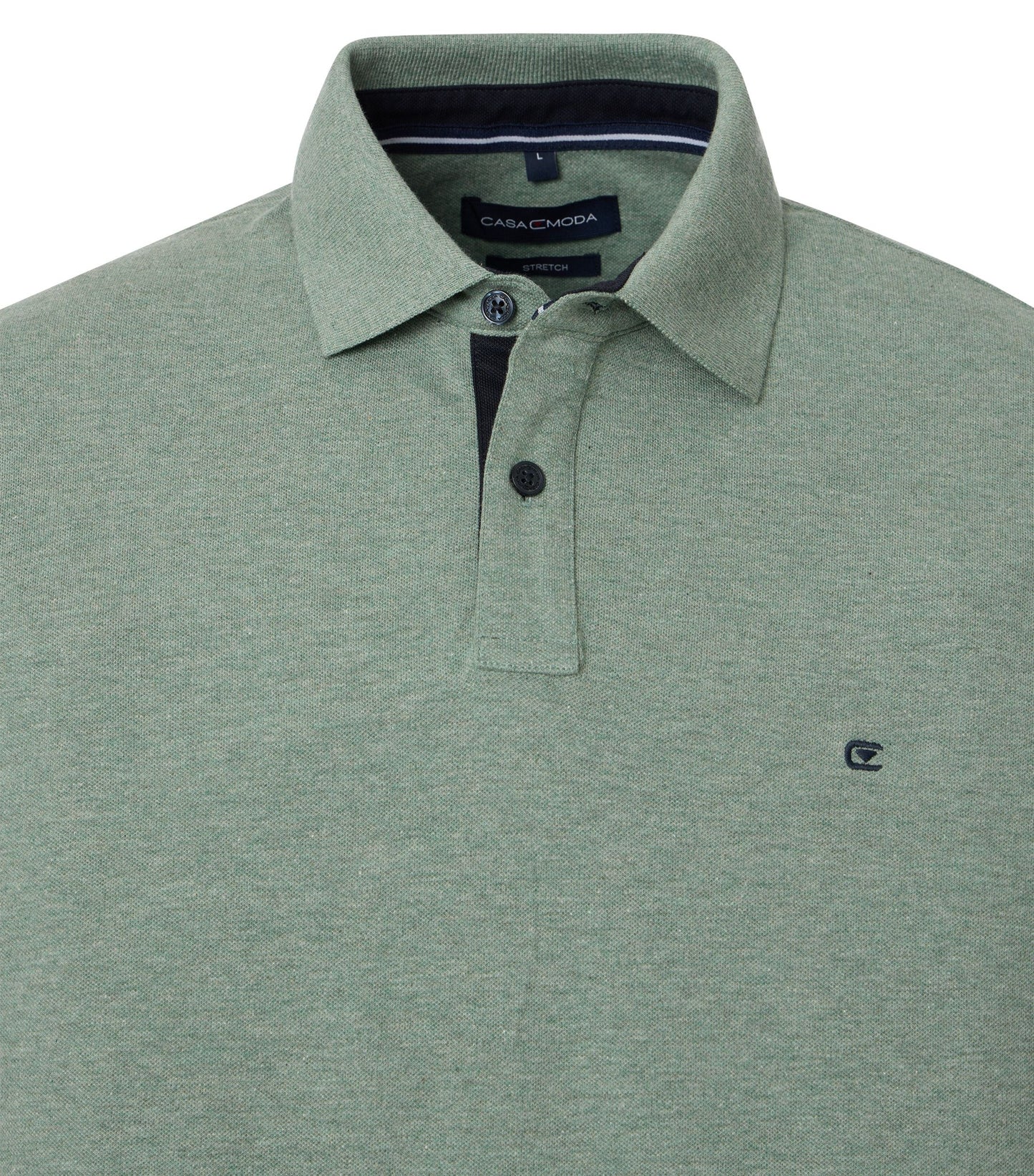 Casa Moda Herren Polo-Shirt grün