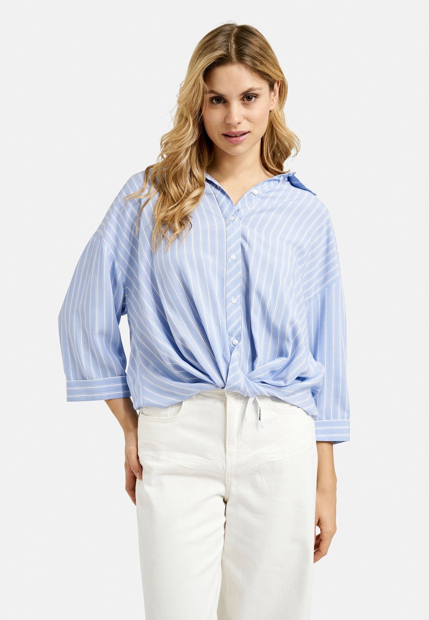 Smith&Soul Damen Hemdbluse blau