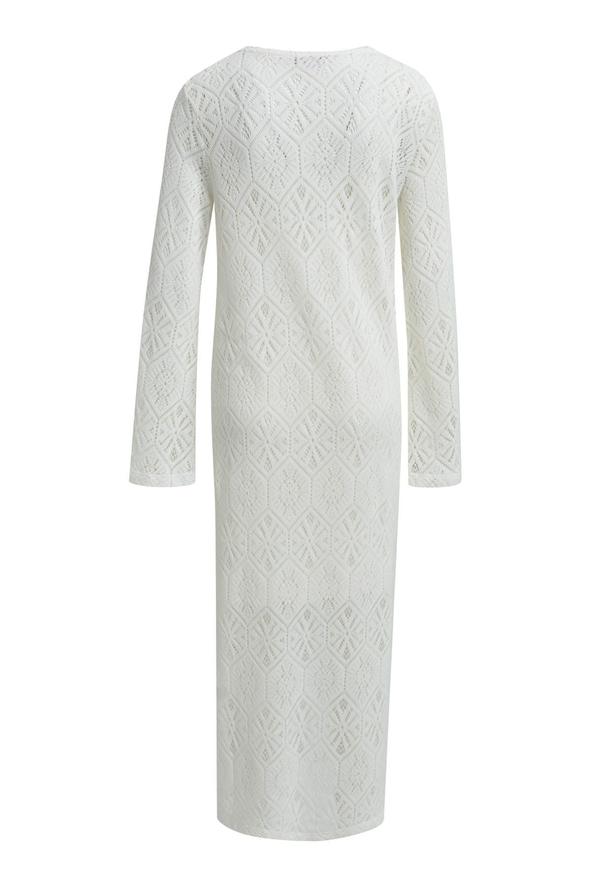 Smith&Soul Damen Strickkleid weiß