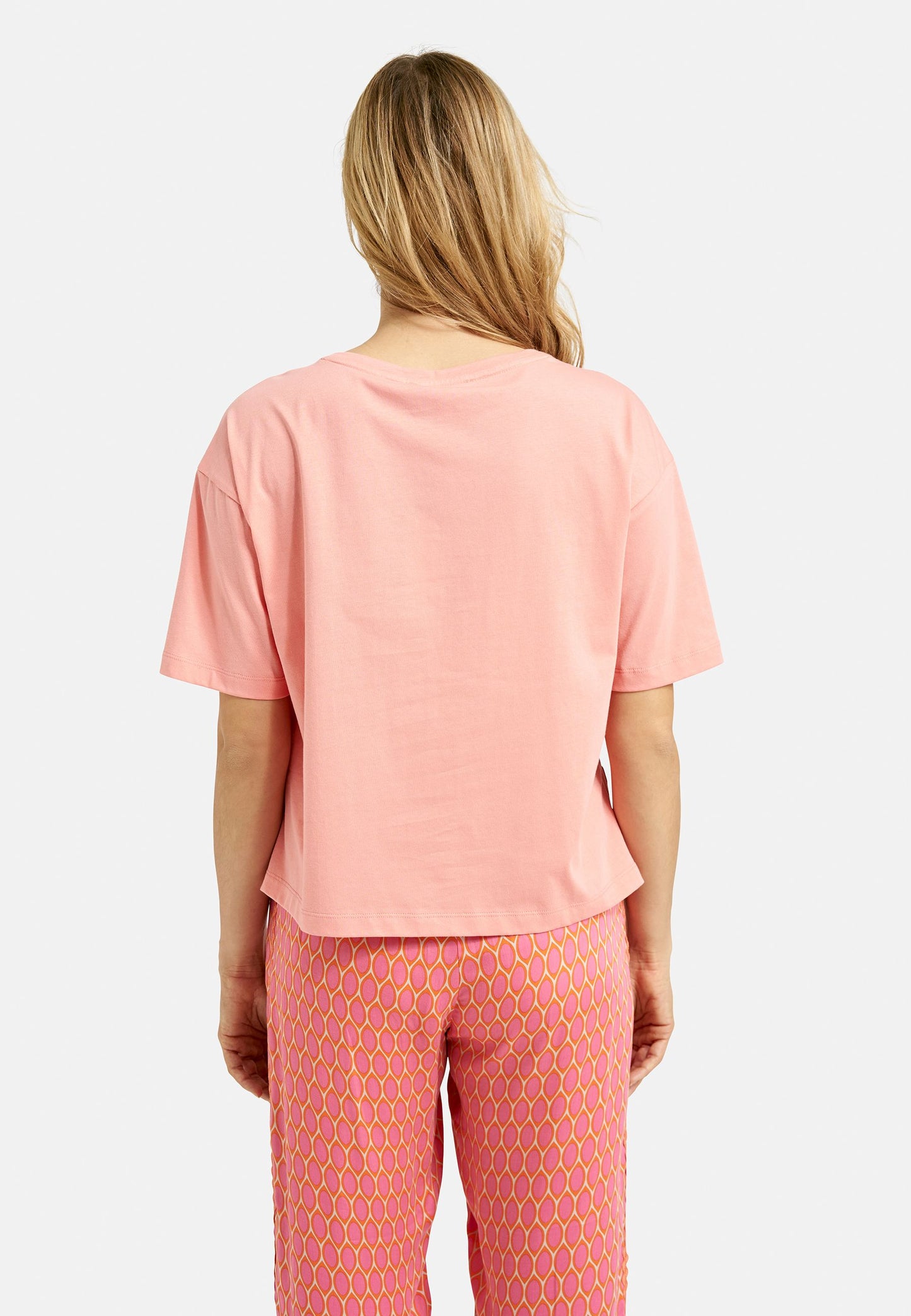 Smith&Soul Damen Boxy T-Shirt Wording rosa