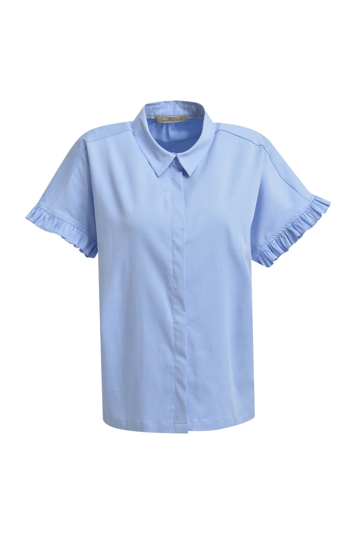 Smith&Soul Damen Bluse blau