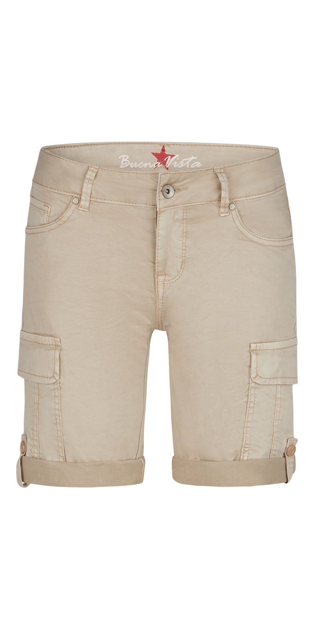 Buena Vista Damen Cargo-Shorts beige