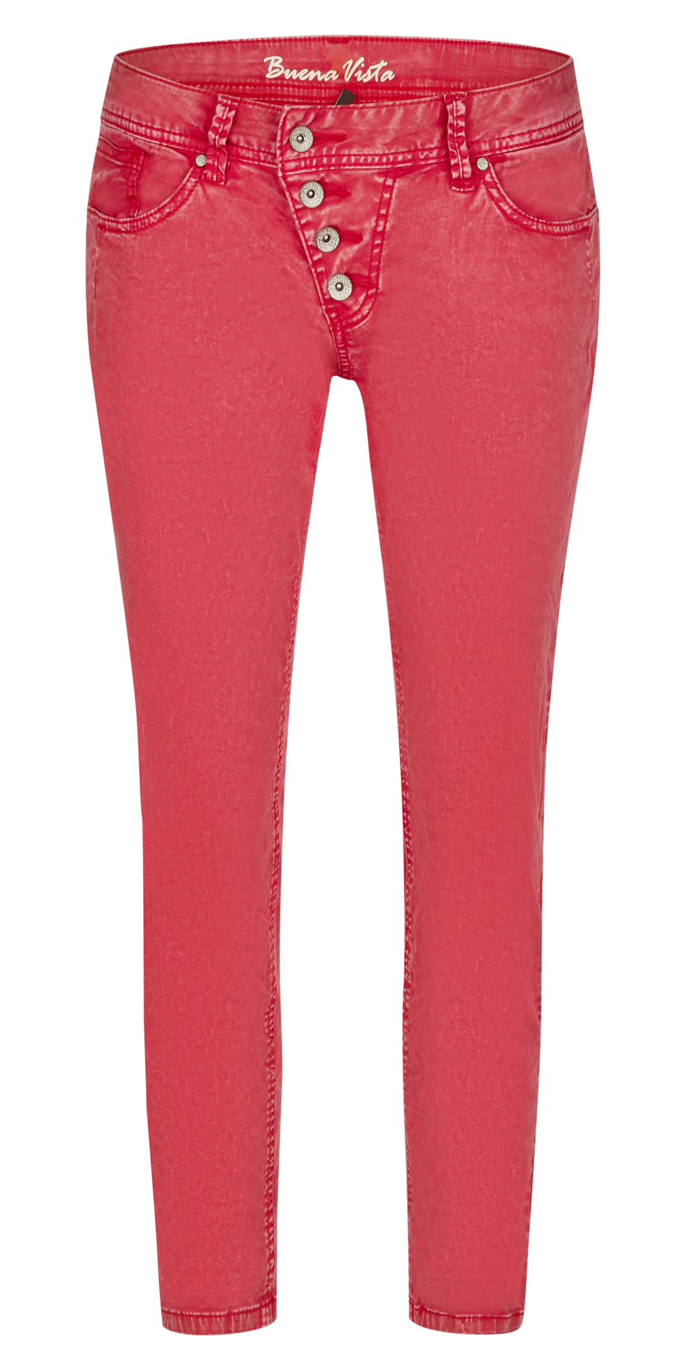 Buena Vista Damen Jeans Malibu 7/8 rot