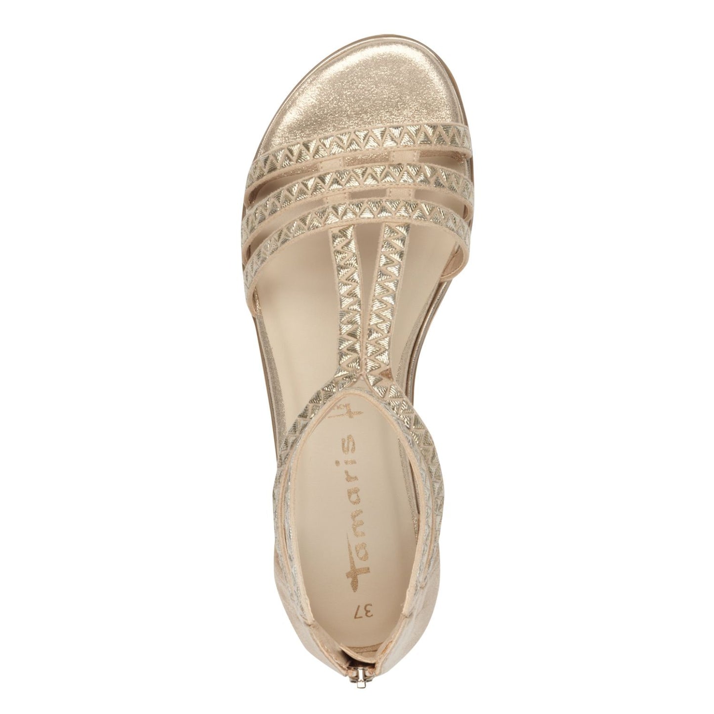Tamaris Damen Sandalette beige