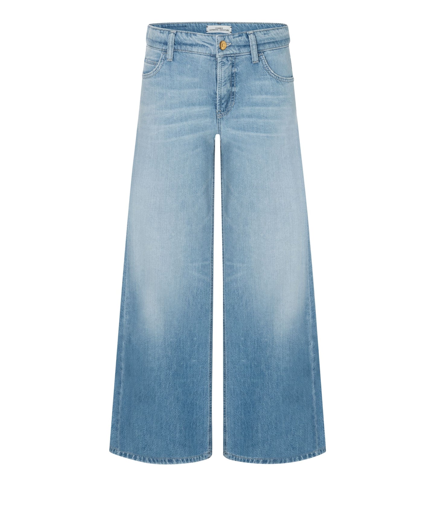 Cambio Damen Jeans Palazzo cropped 30 blau