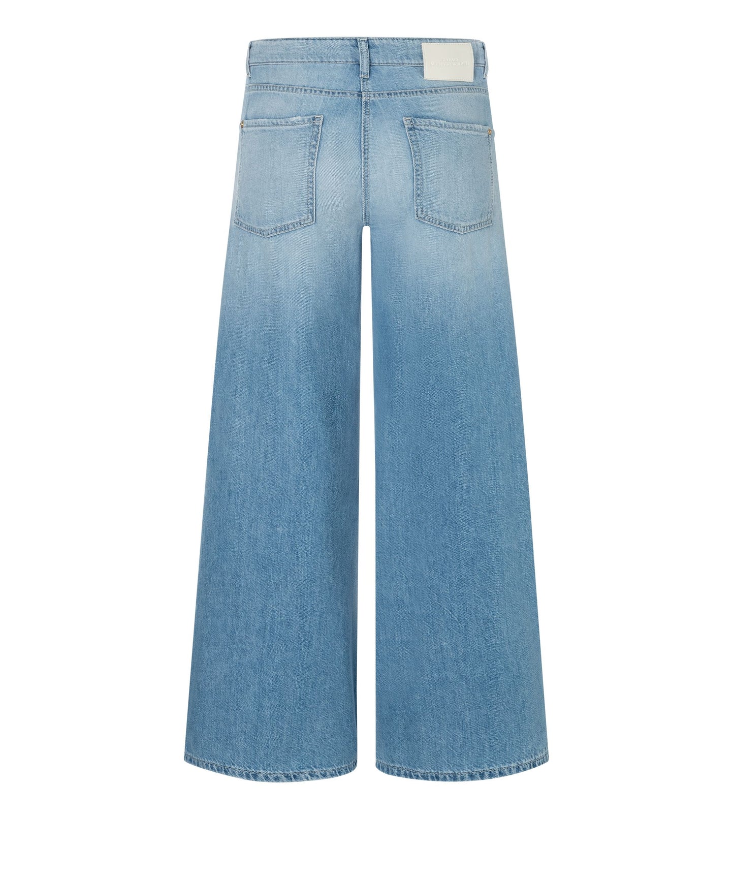 Cambio Damen Jeans Palazzo cropped blau