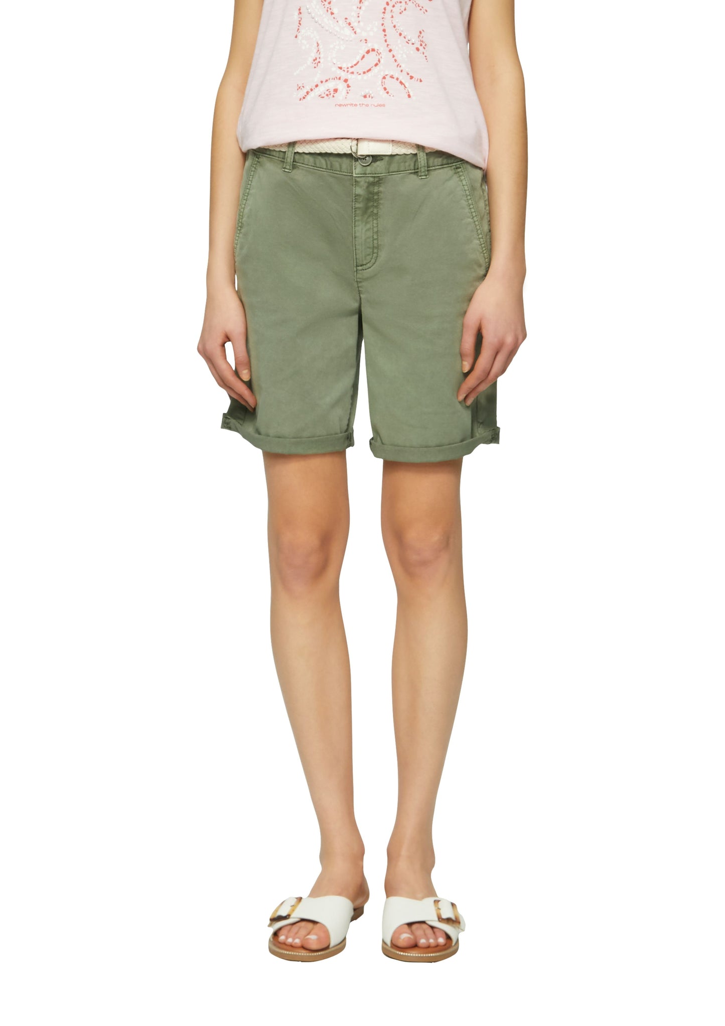 s.Oliver Damen Shorts grün
