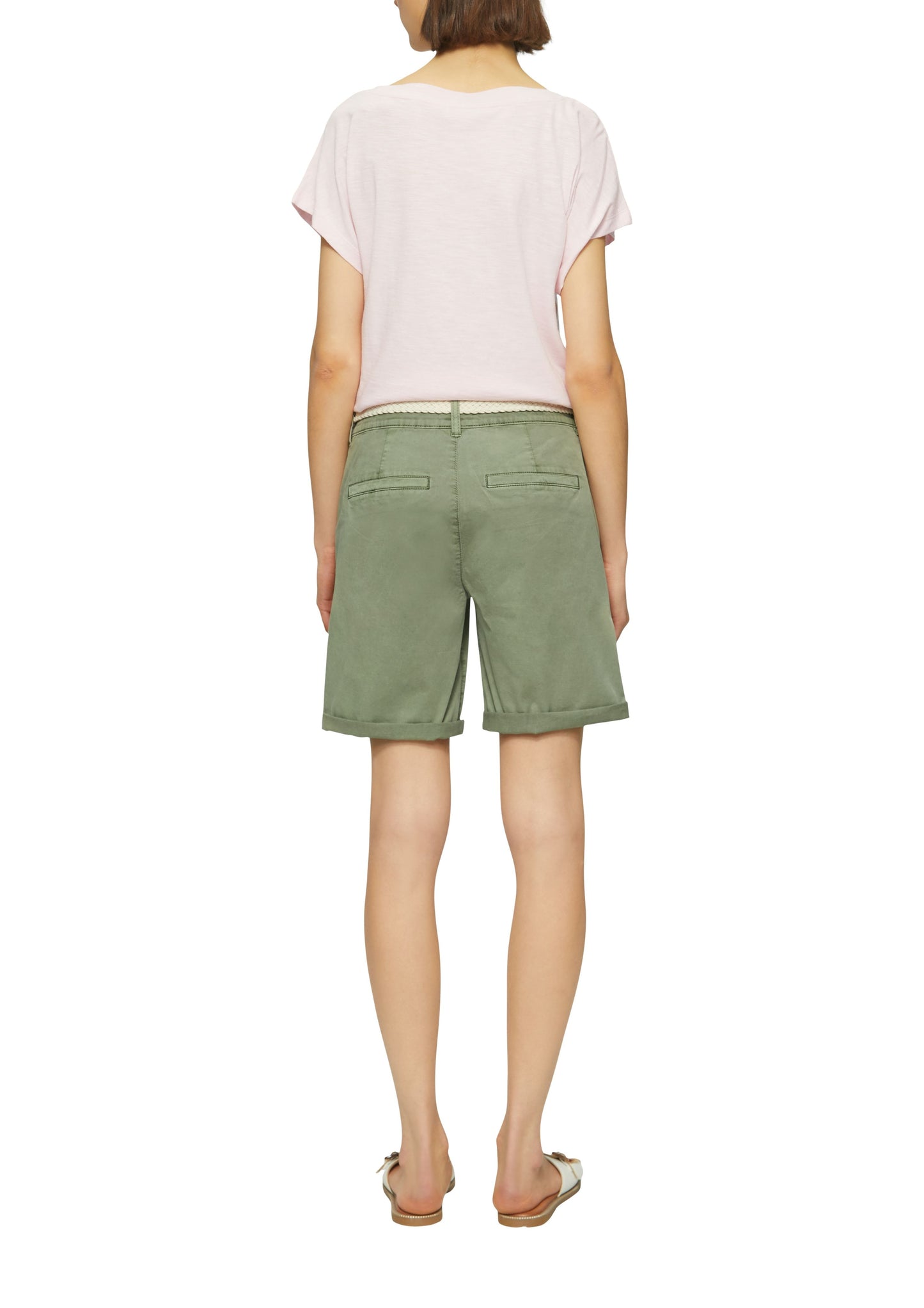 s.Oliver Damen Shorts grün