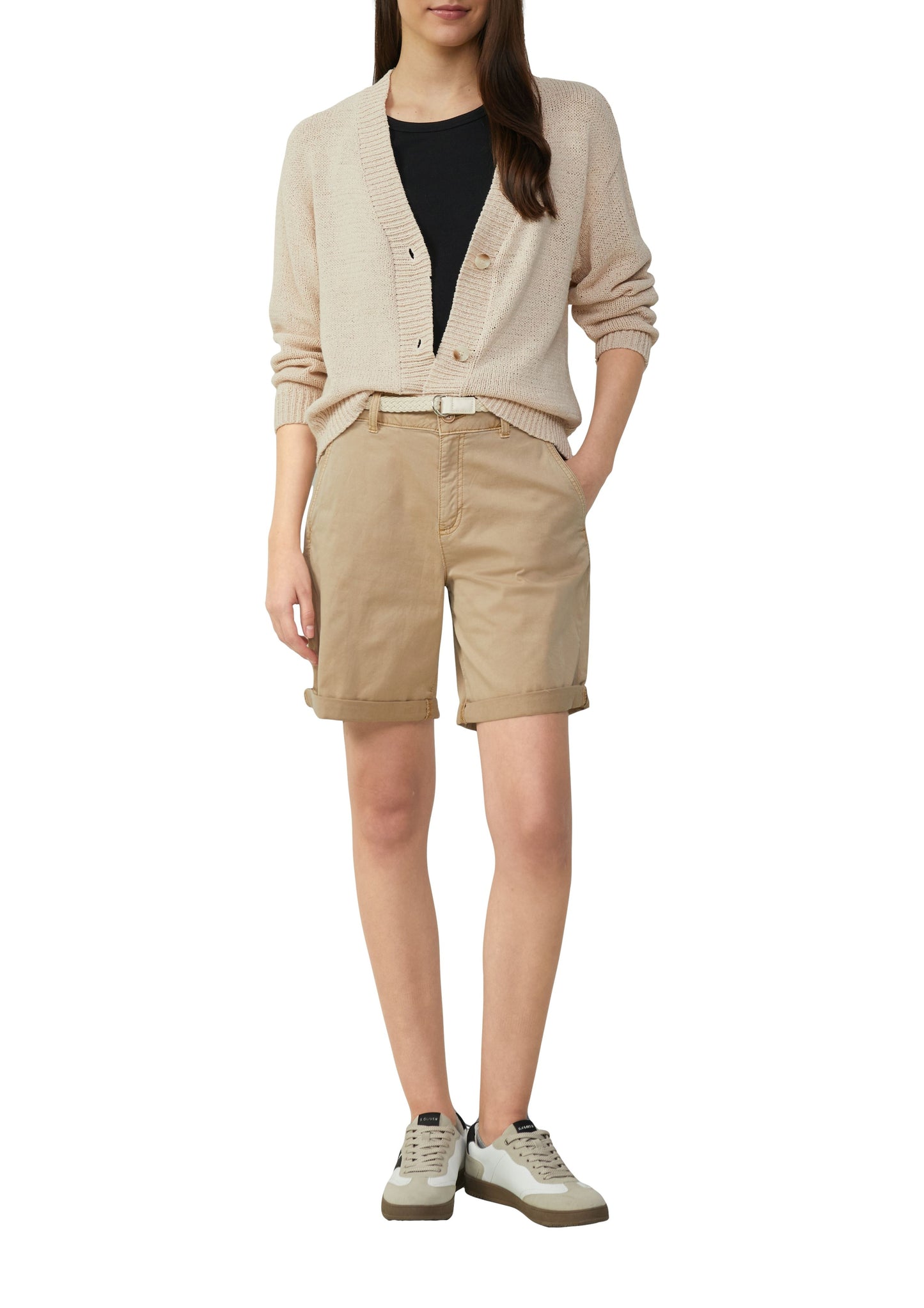 s.Oliver Damen Shorts braun