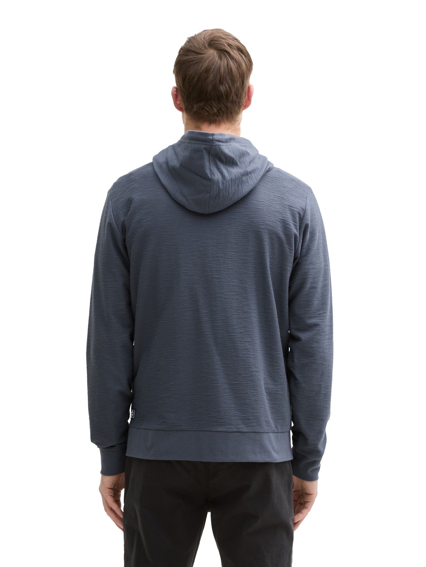 Tom Tailor Herren Ultralight Sweatjacke mit Kapuze grau