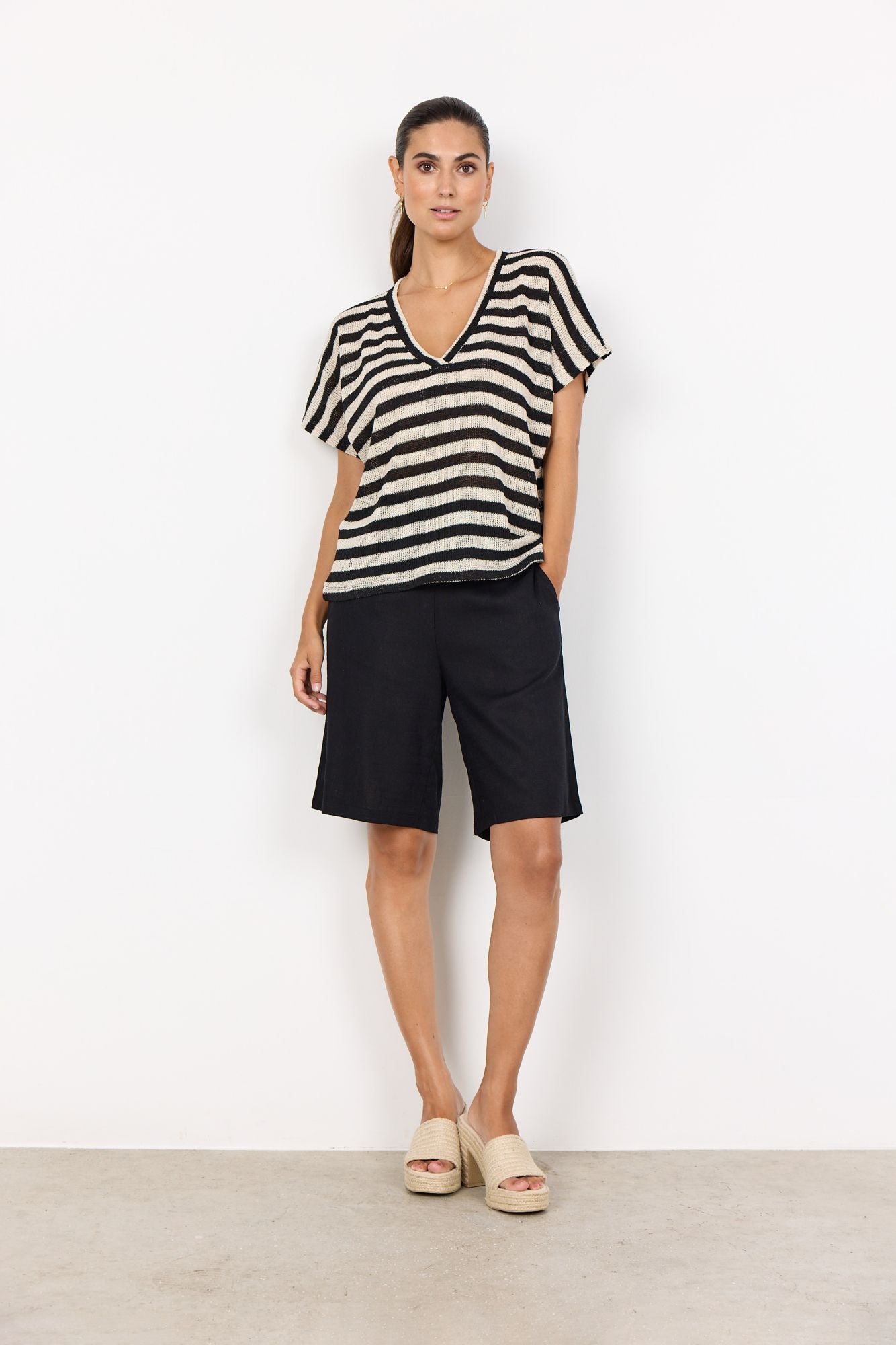 Soyaconcept Damen T-Shirt SC-ROSENNA 2 schwarz