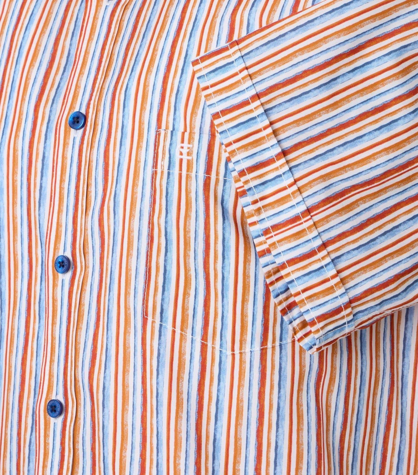 Casa Moda Herren Kurzarmhemd orange