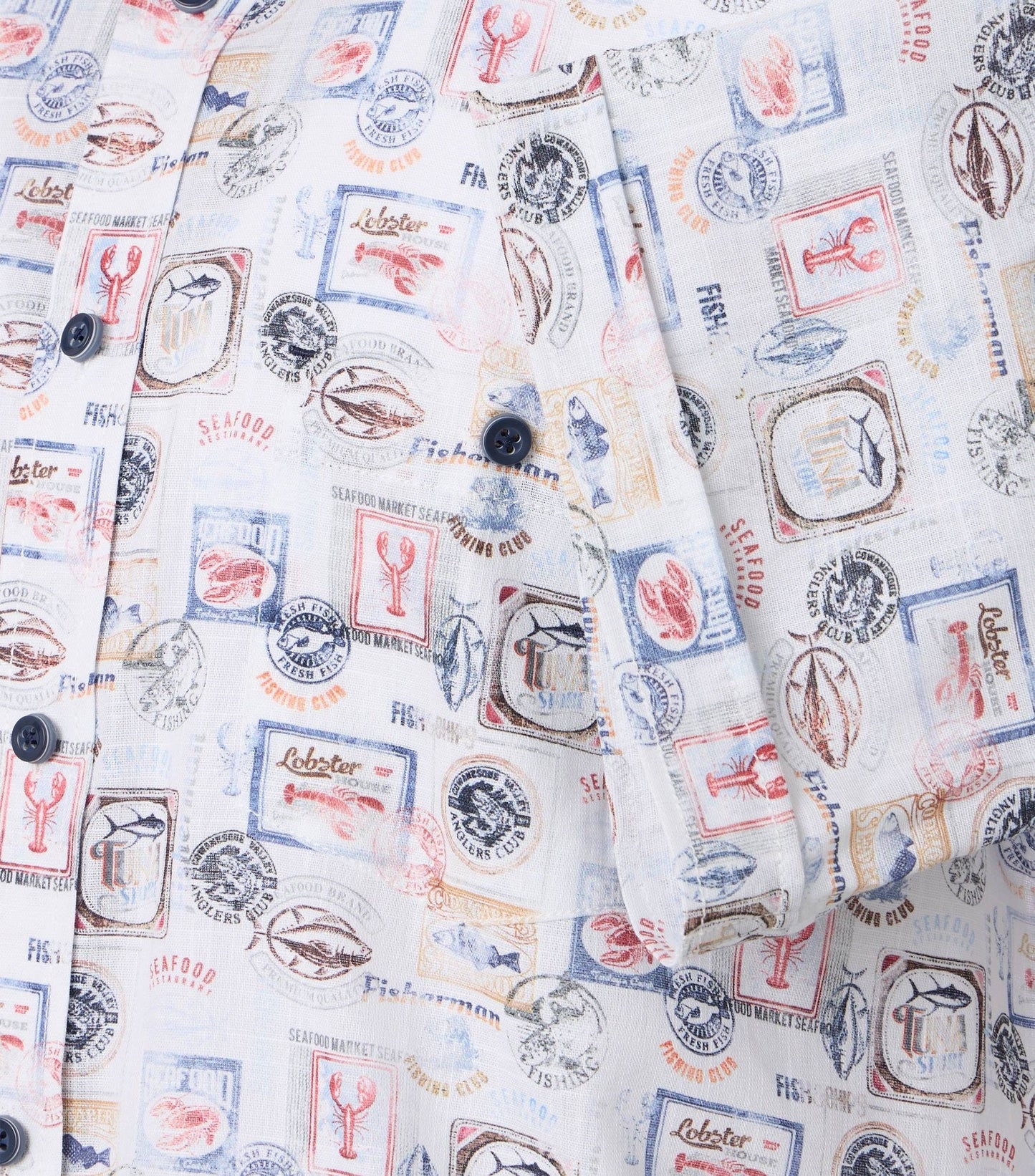 Casa Moda Herren Kurzarmhemd blau