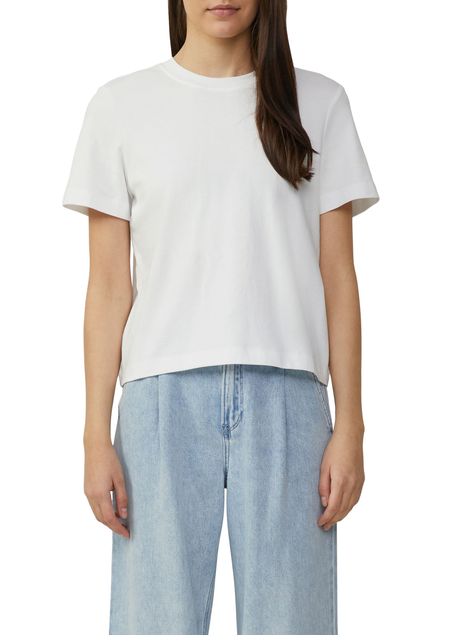 s. Oliver Damen T-Shirt weiß