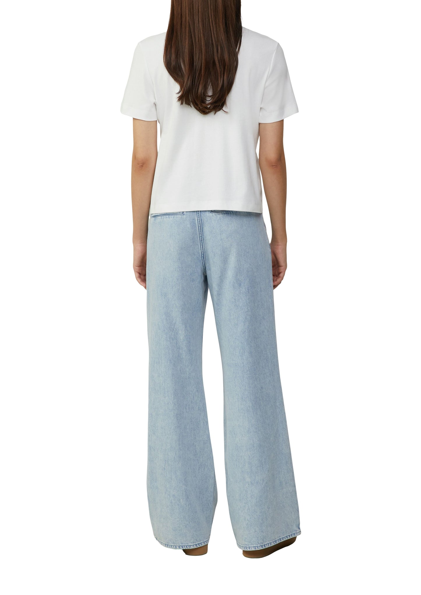 s. Oliver Damen T-Shirt weiß