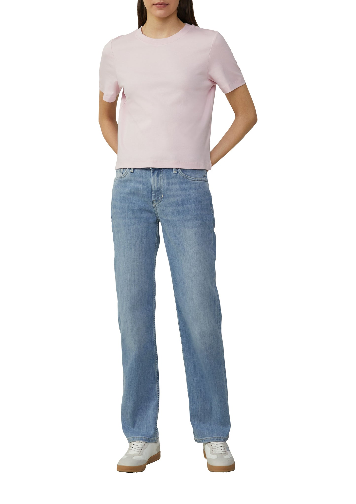 s. Oliver Damen T-Shirt rosa