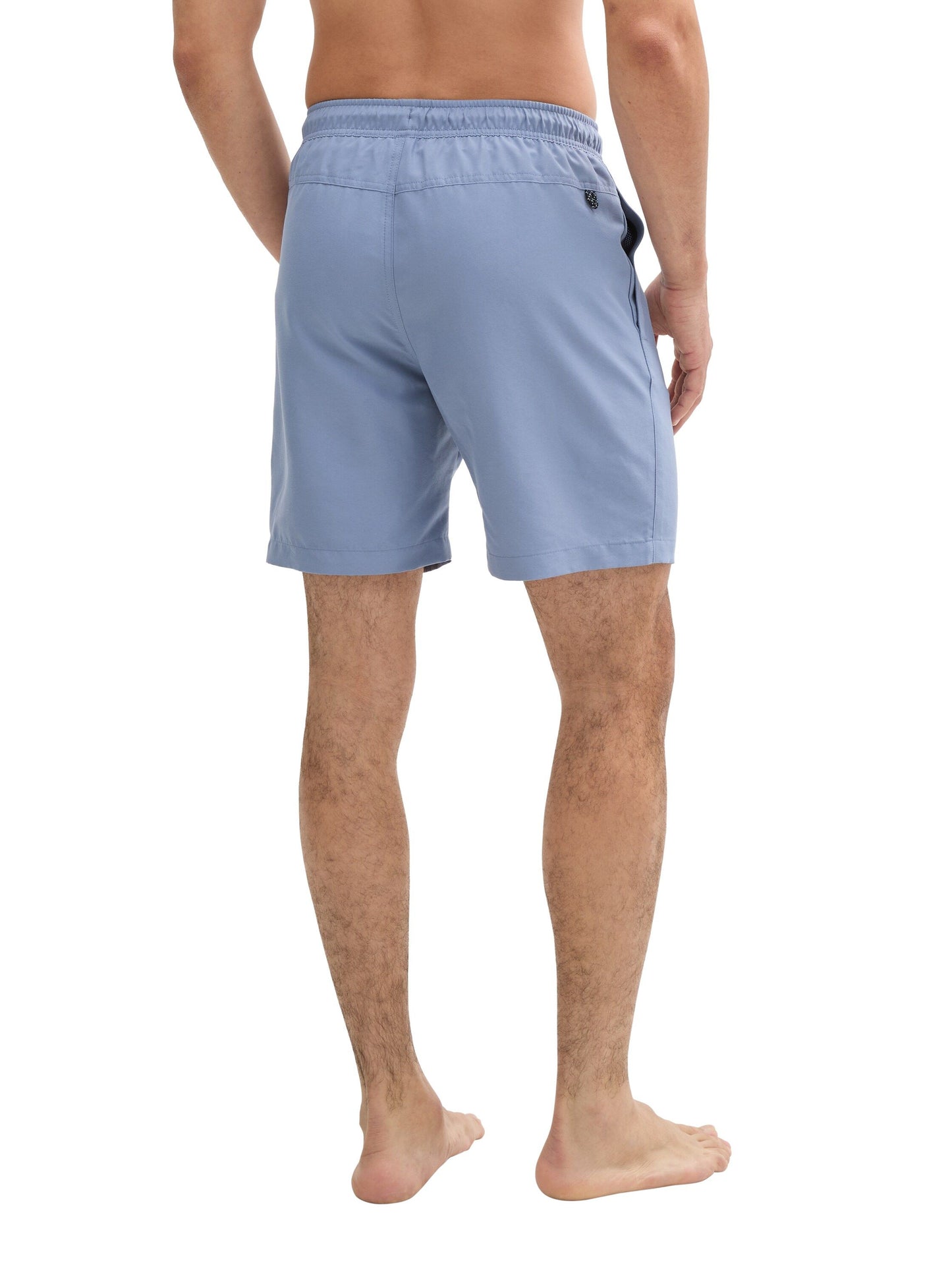 Tom Tailor Herren Basic Badeshorts blau