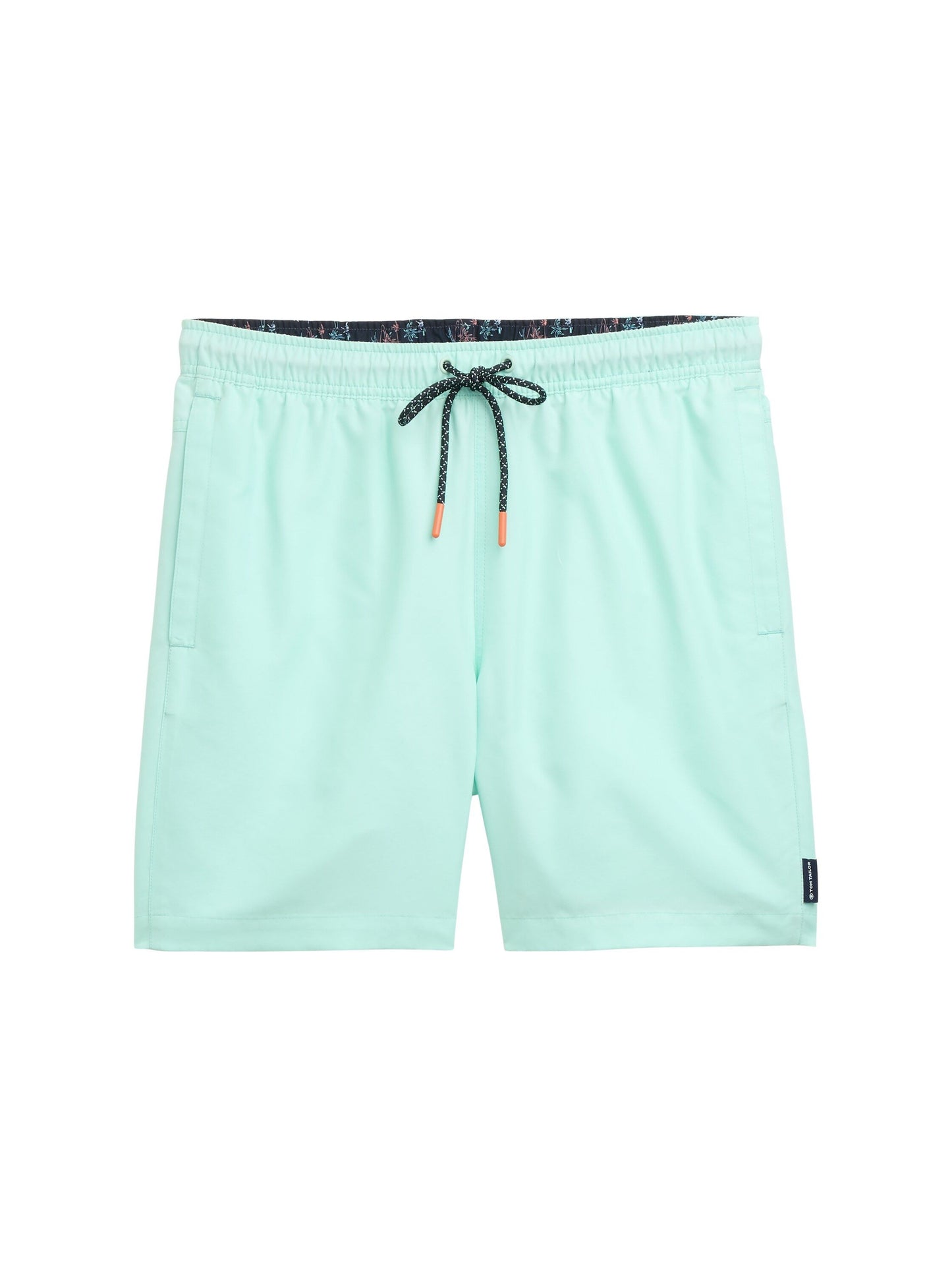 Tom Tailor Herren Basic Badeshorts grün