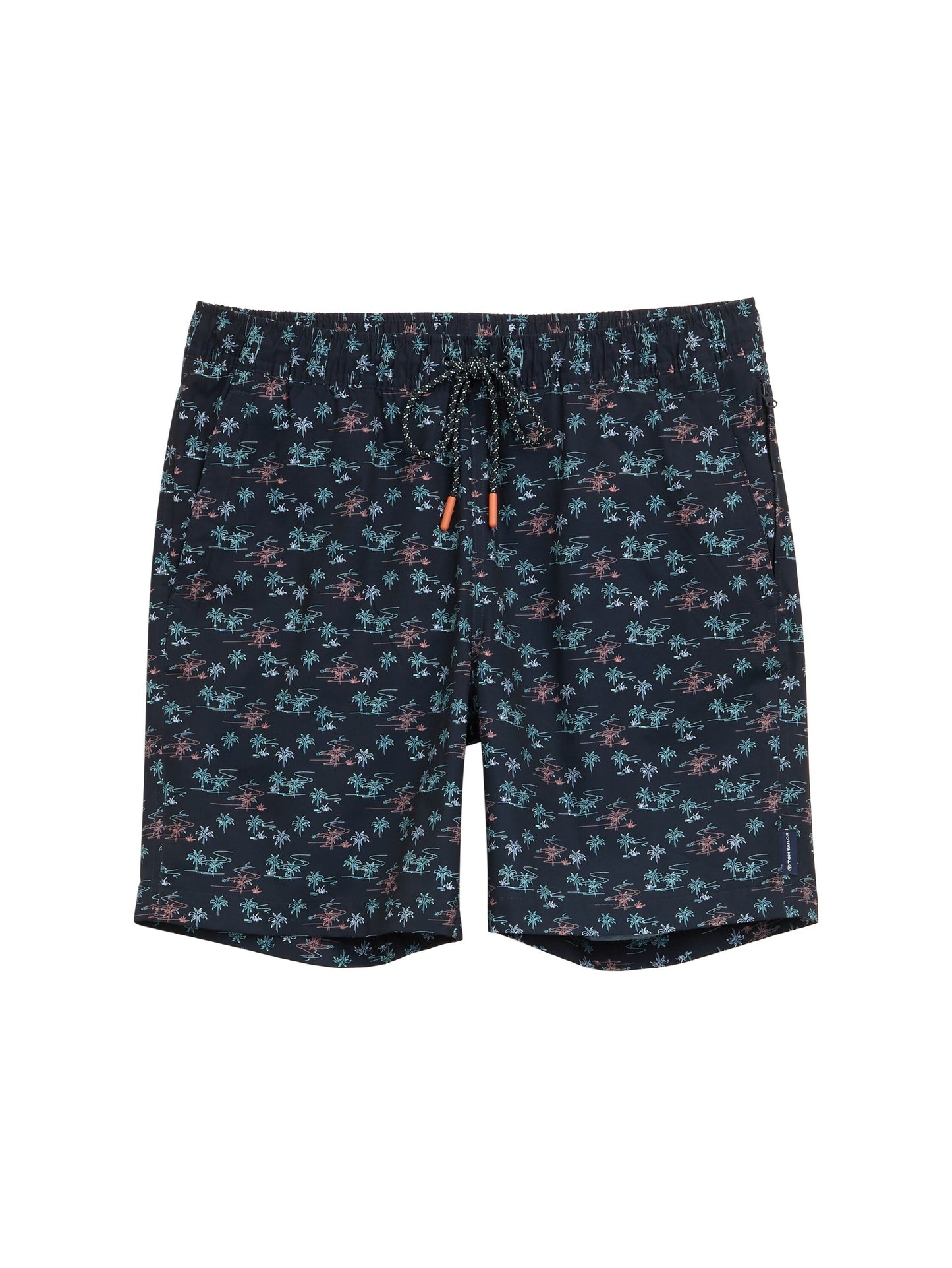Tom Tailor Herren Badeshorts mit Print blau