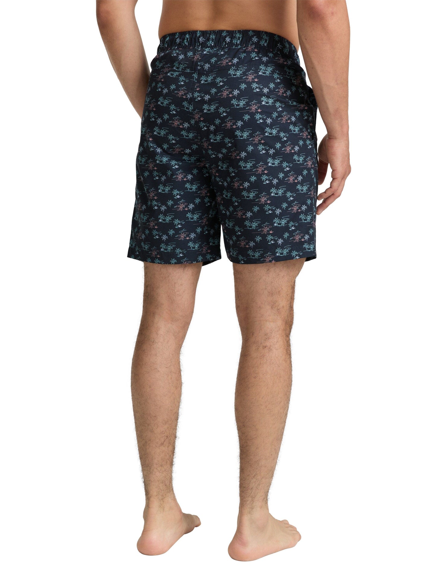 Tom Tailor Herren Badeshorts mit Print blau