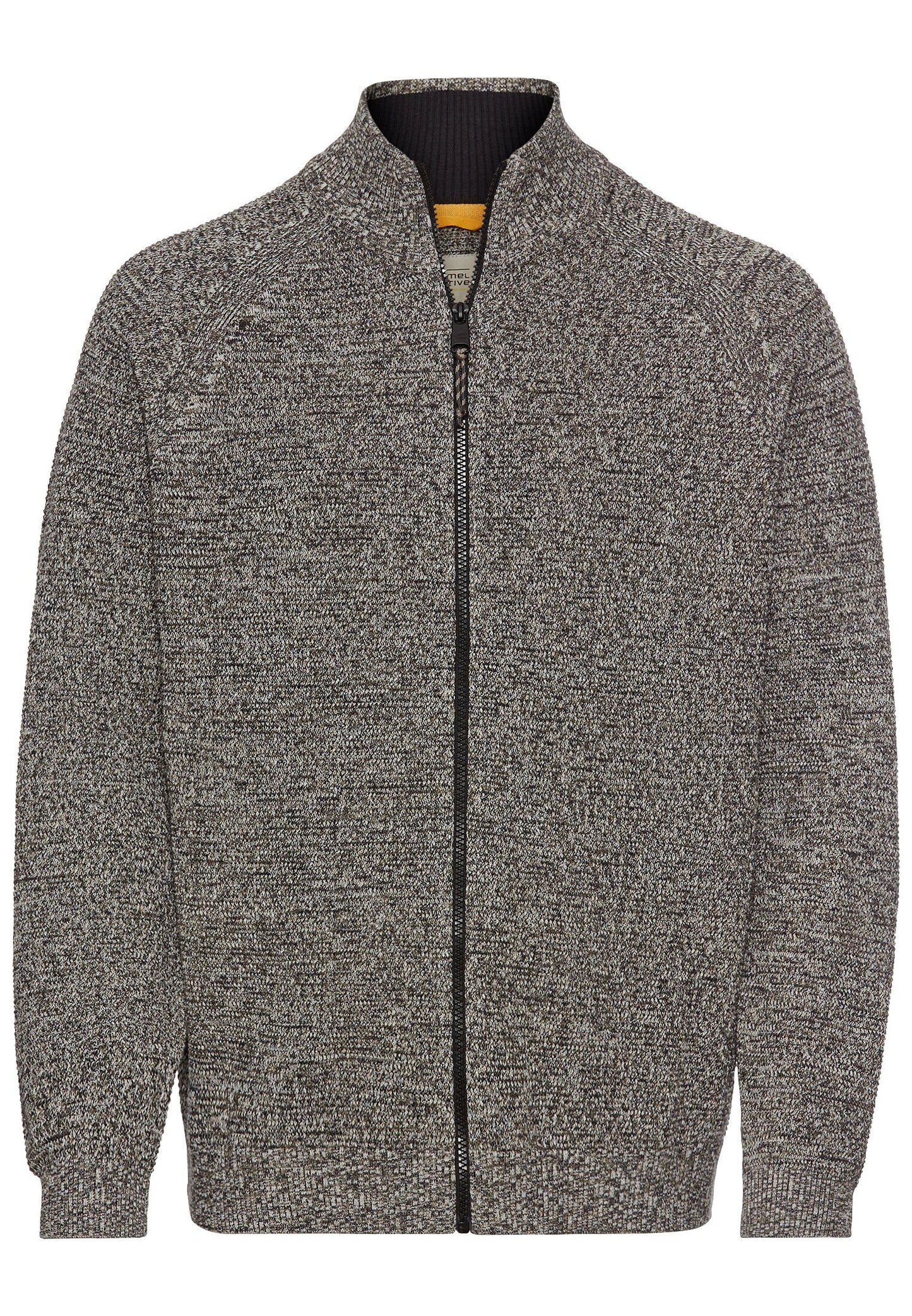 Camel Active Menswear Herren Strickjacke aus Baumwolle 3XL grün