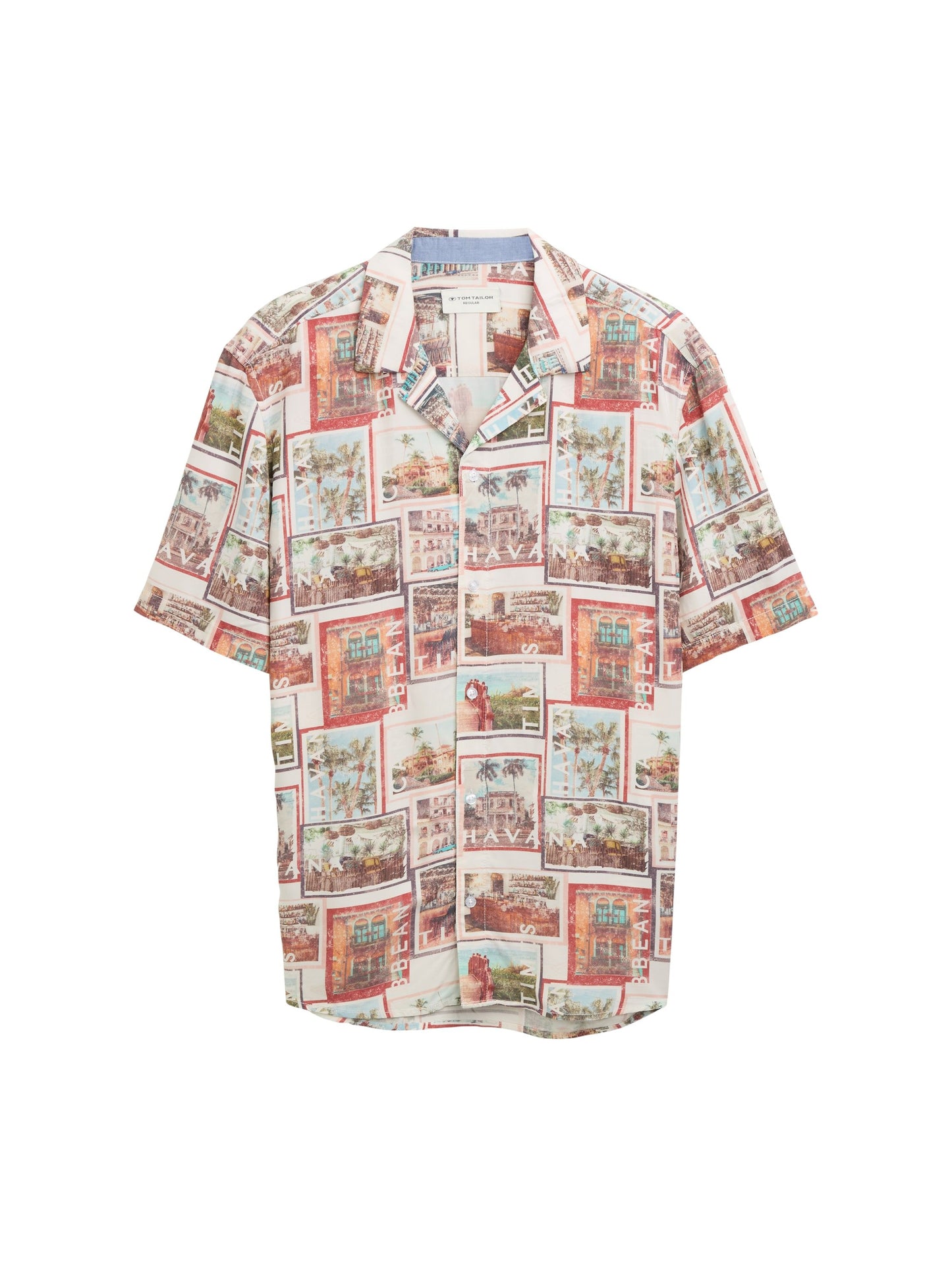 Tom Tailor Herren Kurzarmhemd XXXL weiß