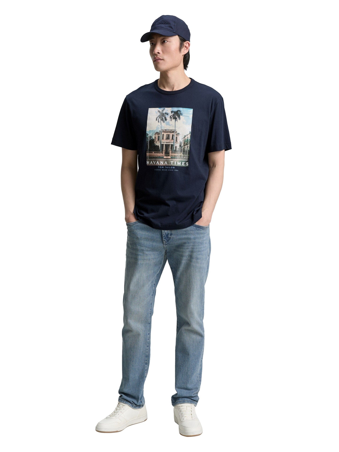 Tom Tailor Herren T-Shirt blau