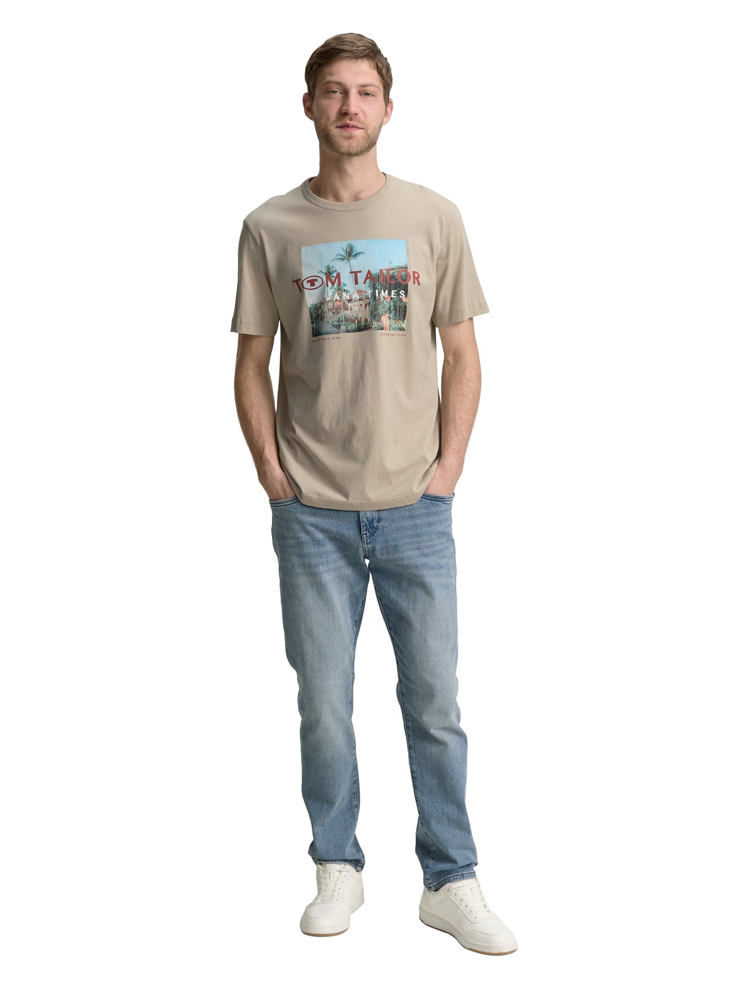 Tom Tailor Herren T-Shirt braun