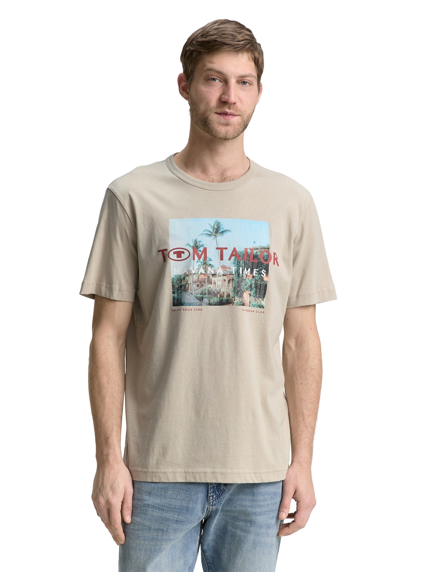Tom Tailor Herren T-Shirt braun