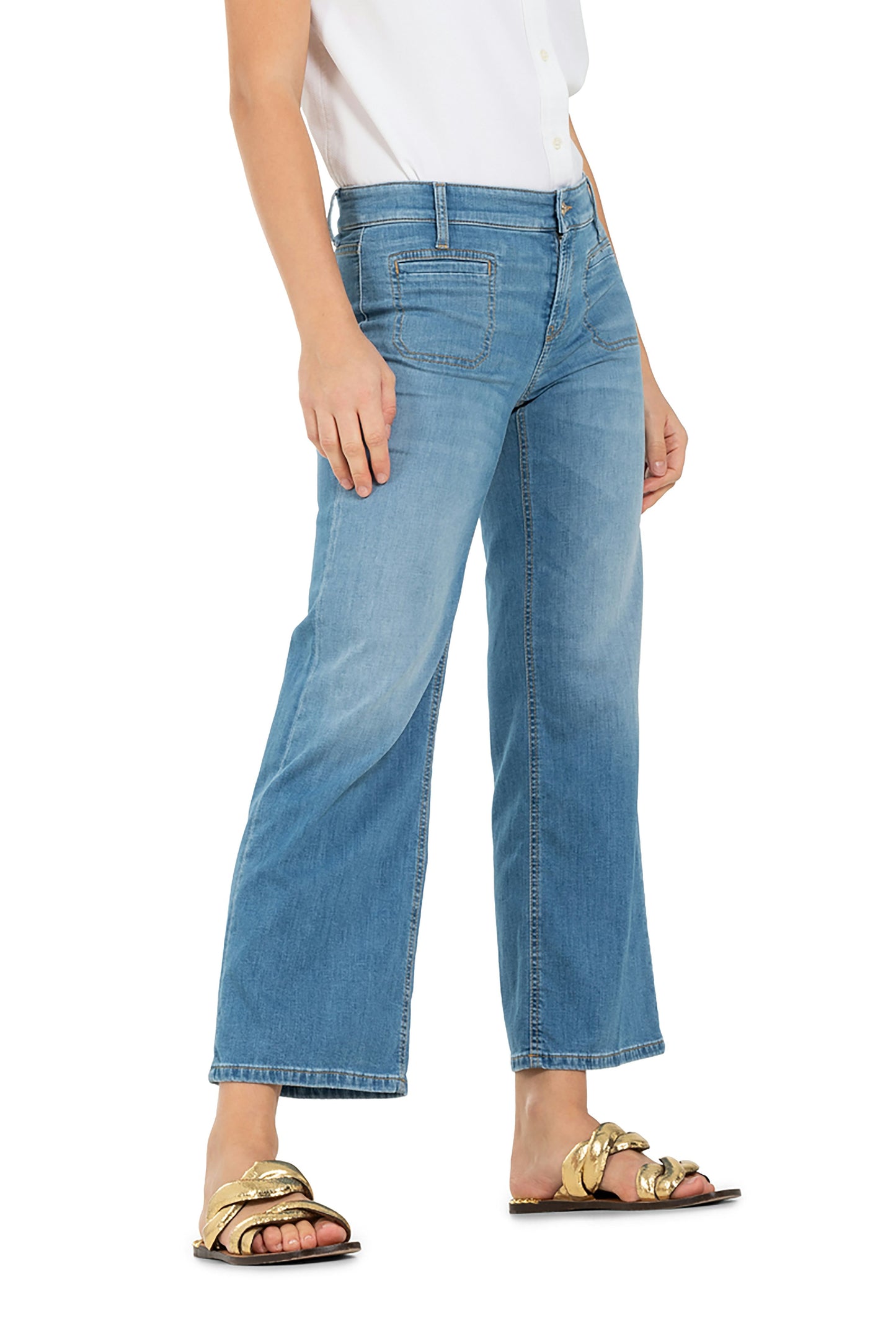 Cambio Damen Jeans Tess blau