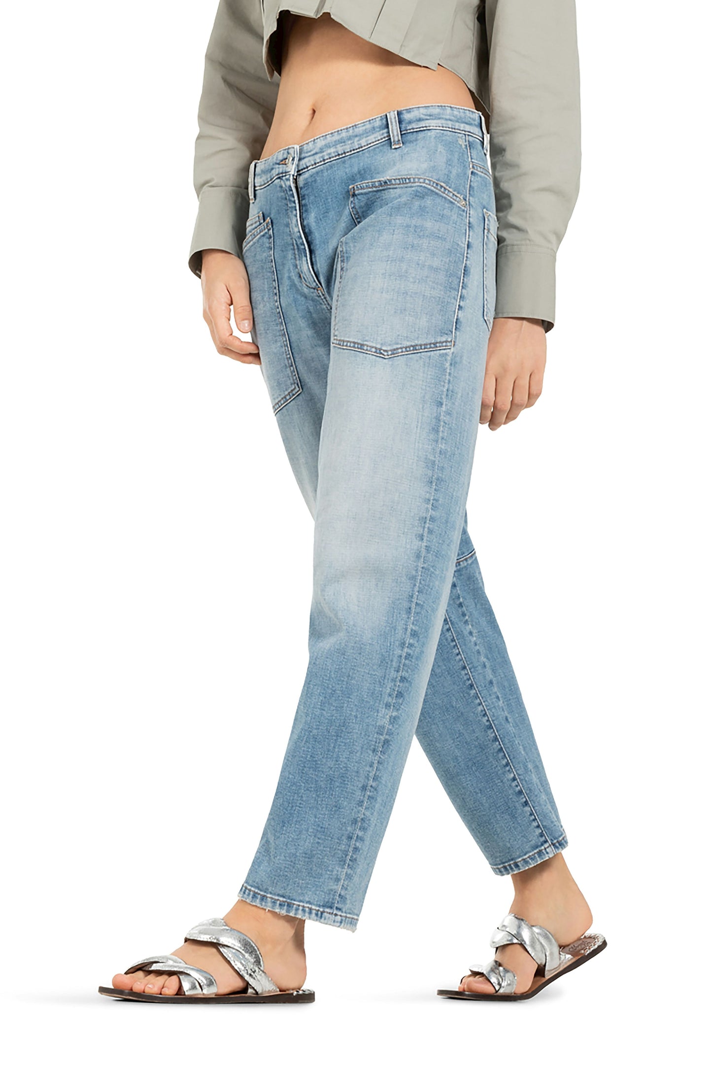 Cambio Damen Jeans blau