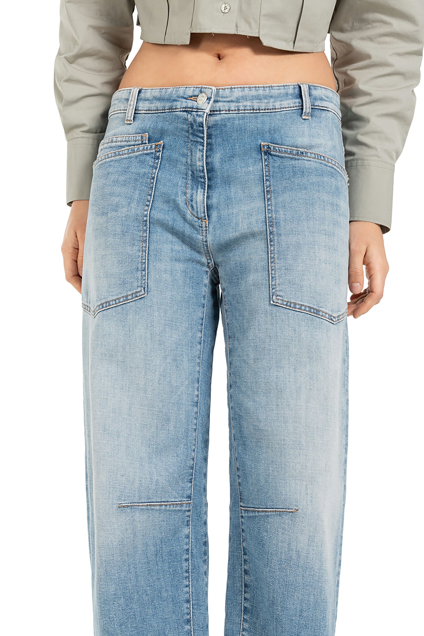 Cambio Damen Jeans blau