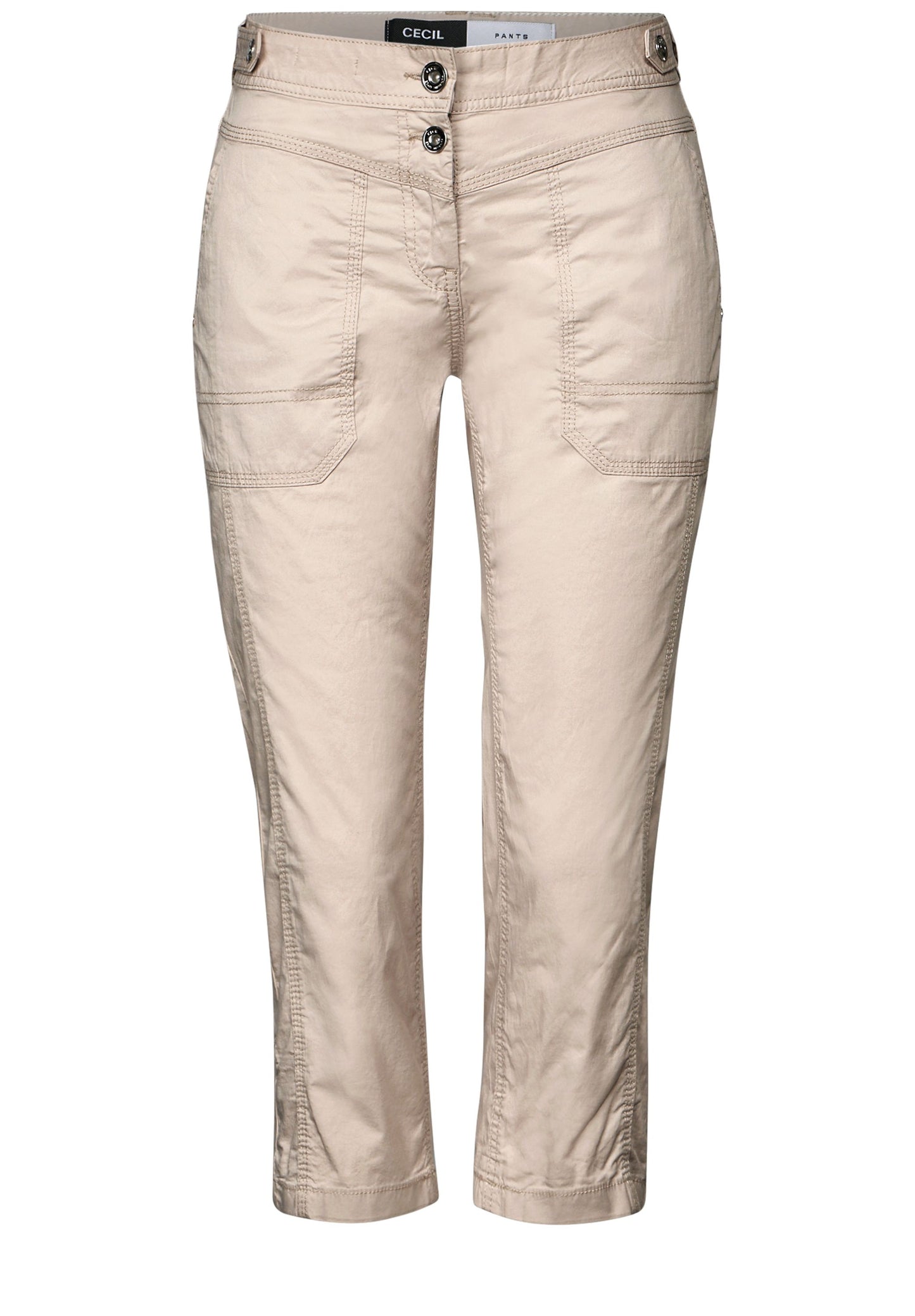 Cecil Damen Hose 3 4 Hosen beige