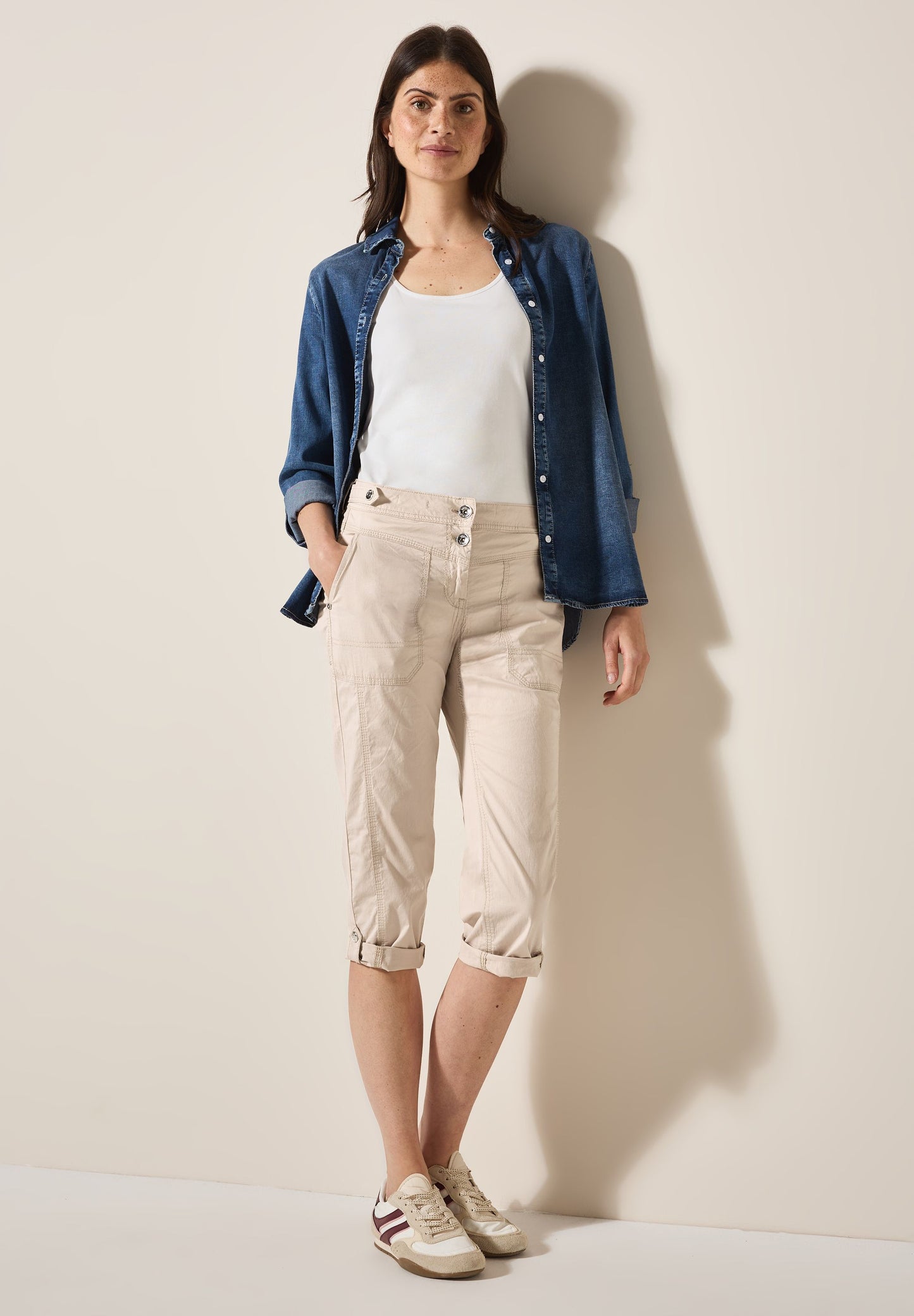 Cecil Damen Hose beige