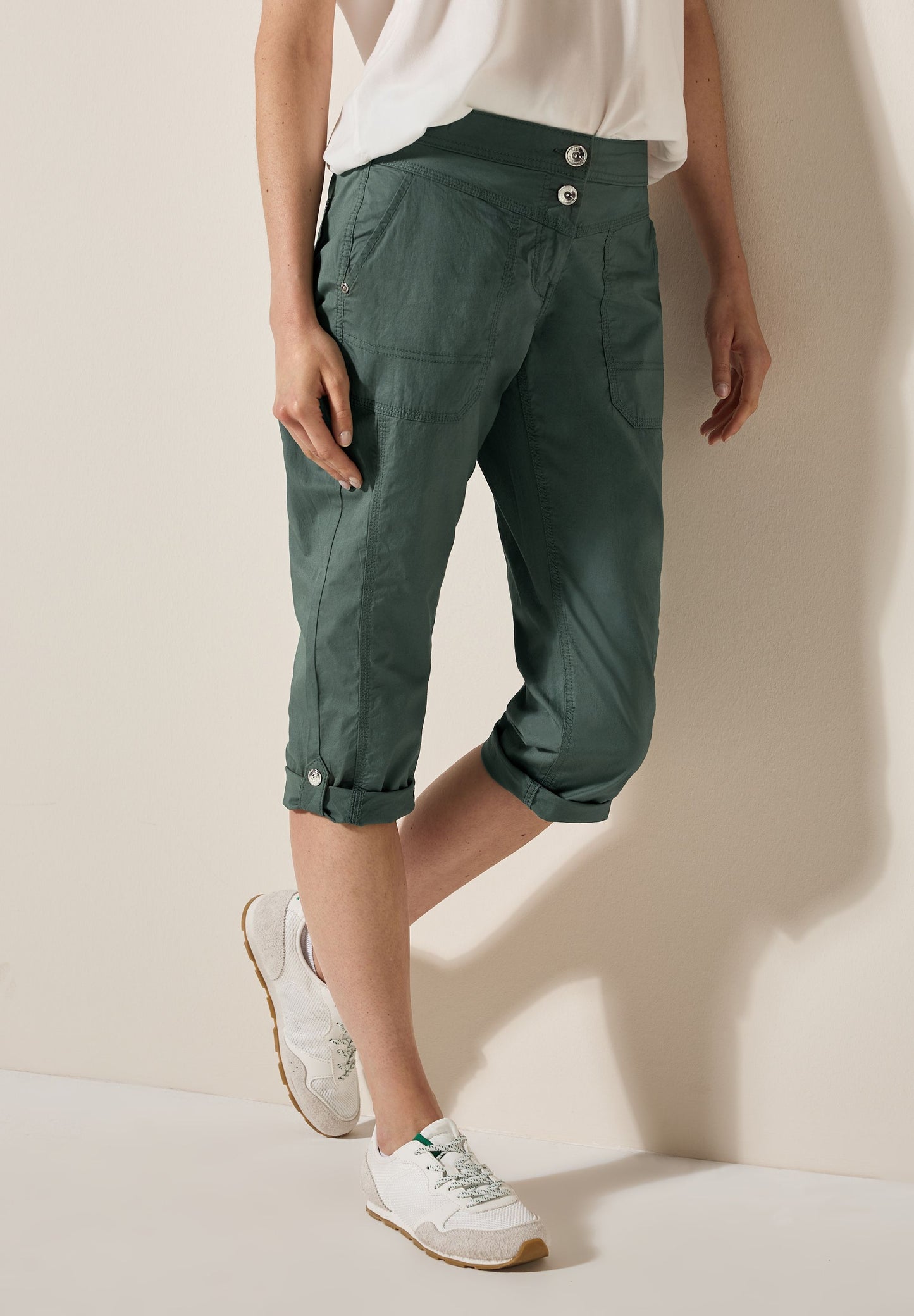 Cecil Damen Hose grün