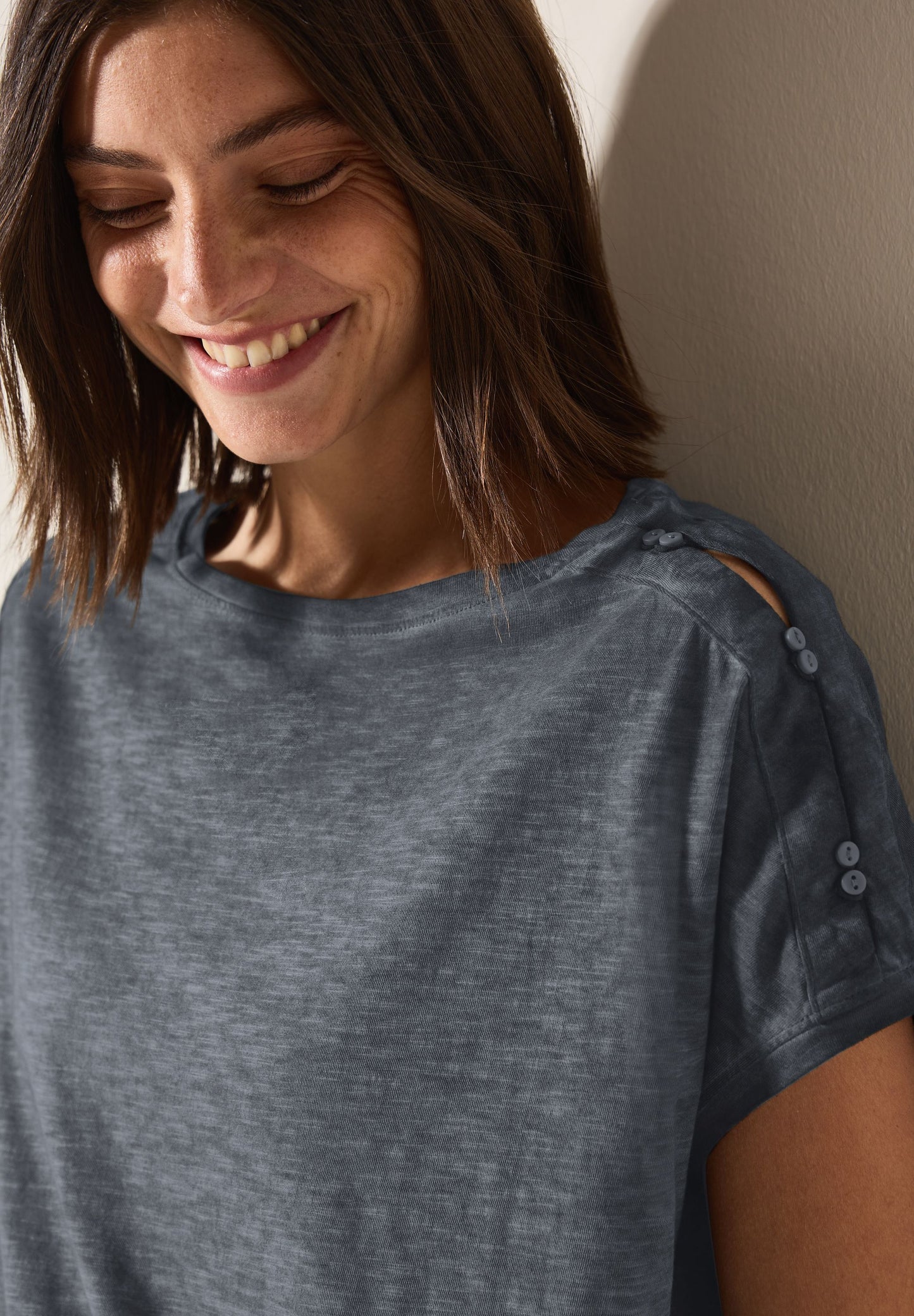 Cecil Damen T-Shirt grau