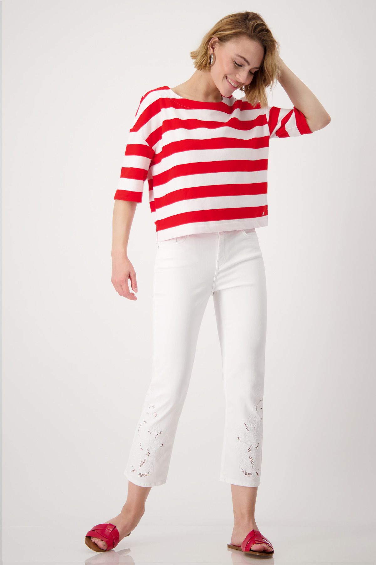Monari Damen Sweatshirt rot