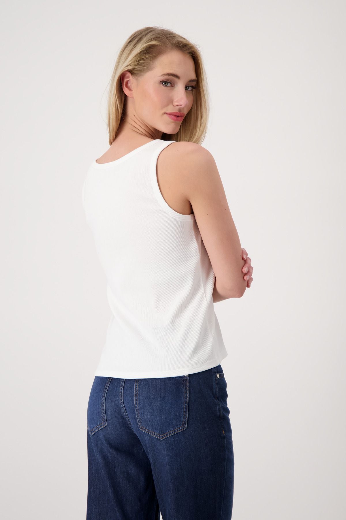 Monari Damen Top weiß