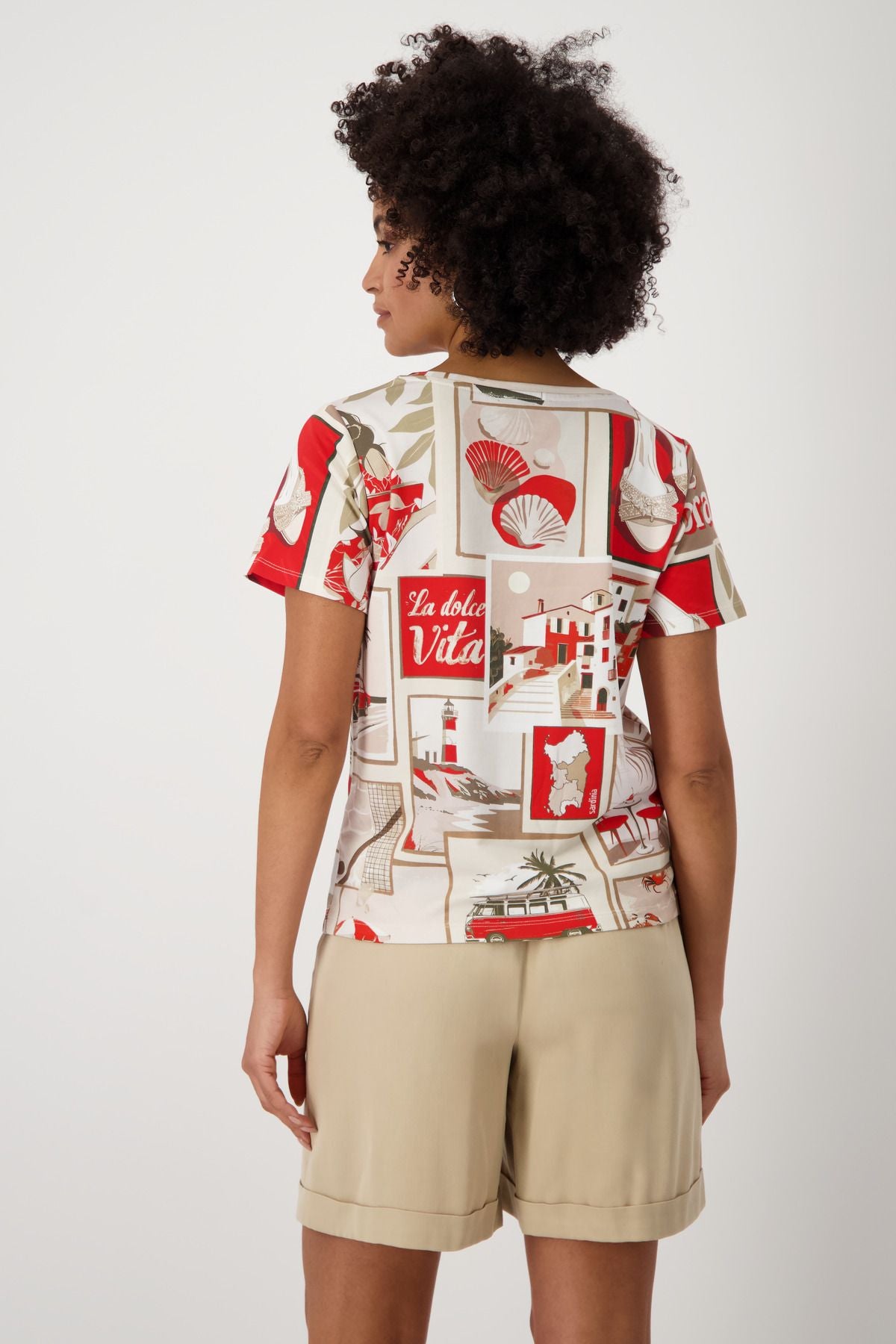 Monari Damen T-Shirt rot