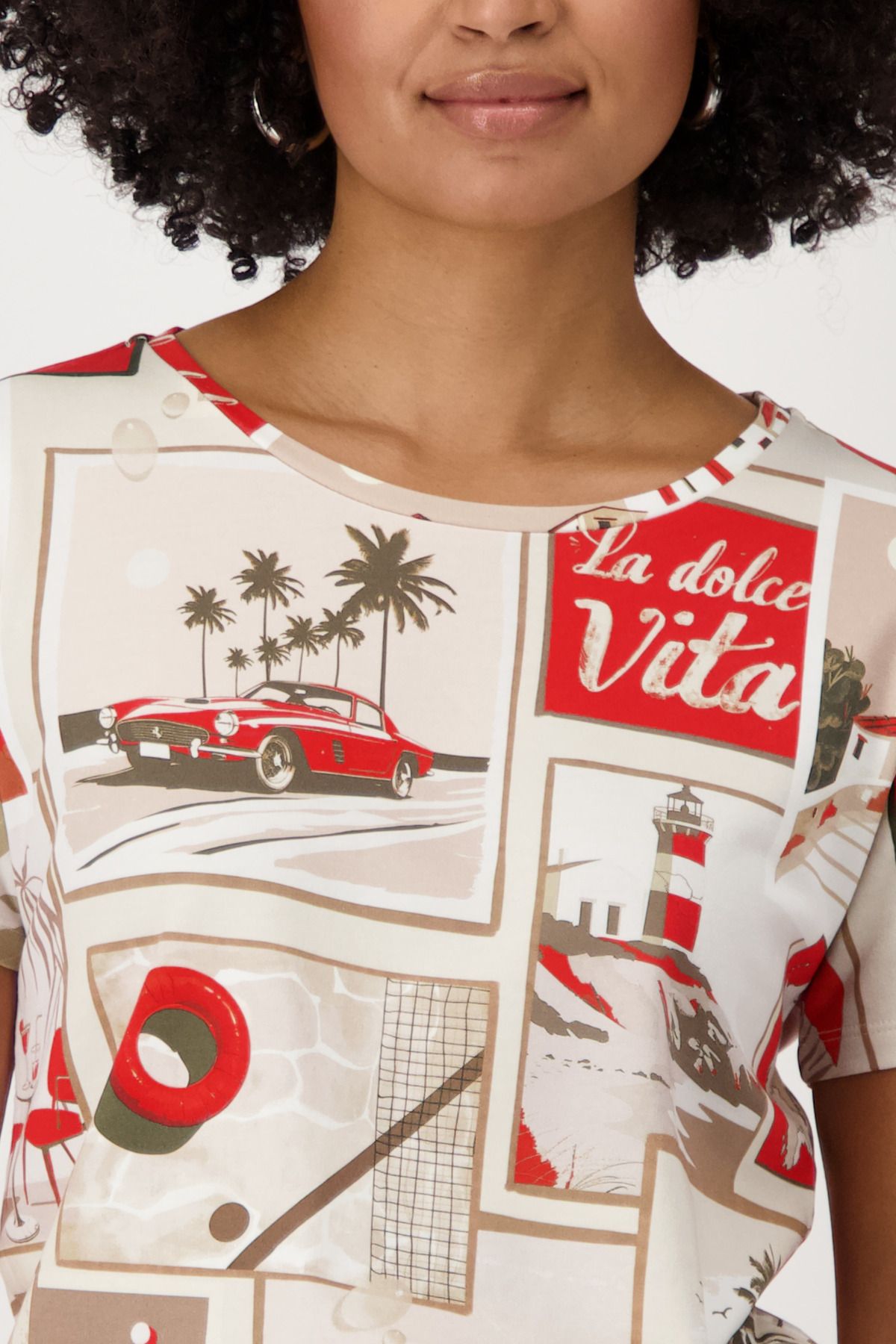 Monari Damen T-Shirt rot