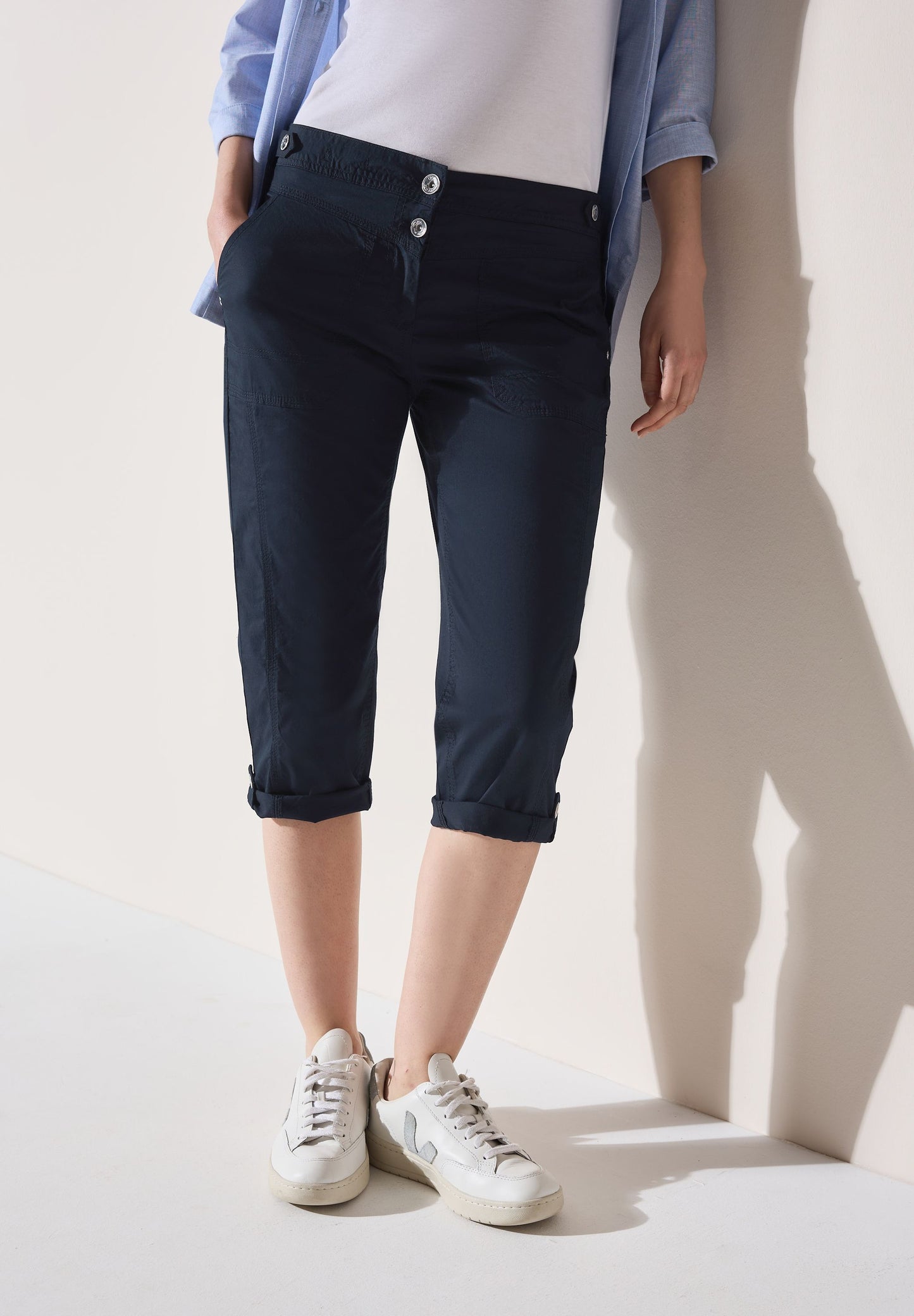 Cecil Damen Hose blau