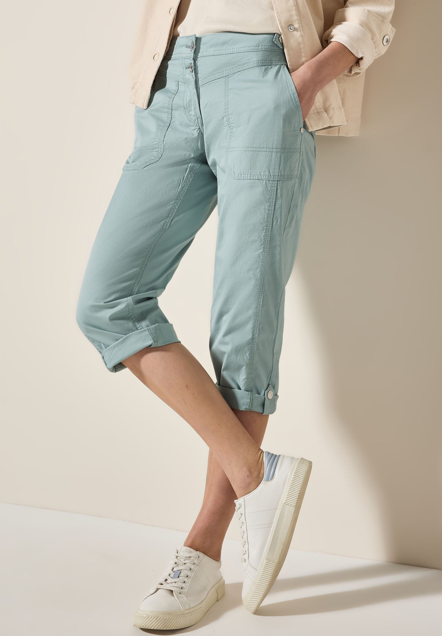 Cecil Damen Hose grün
