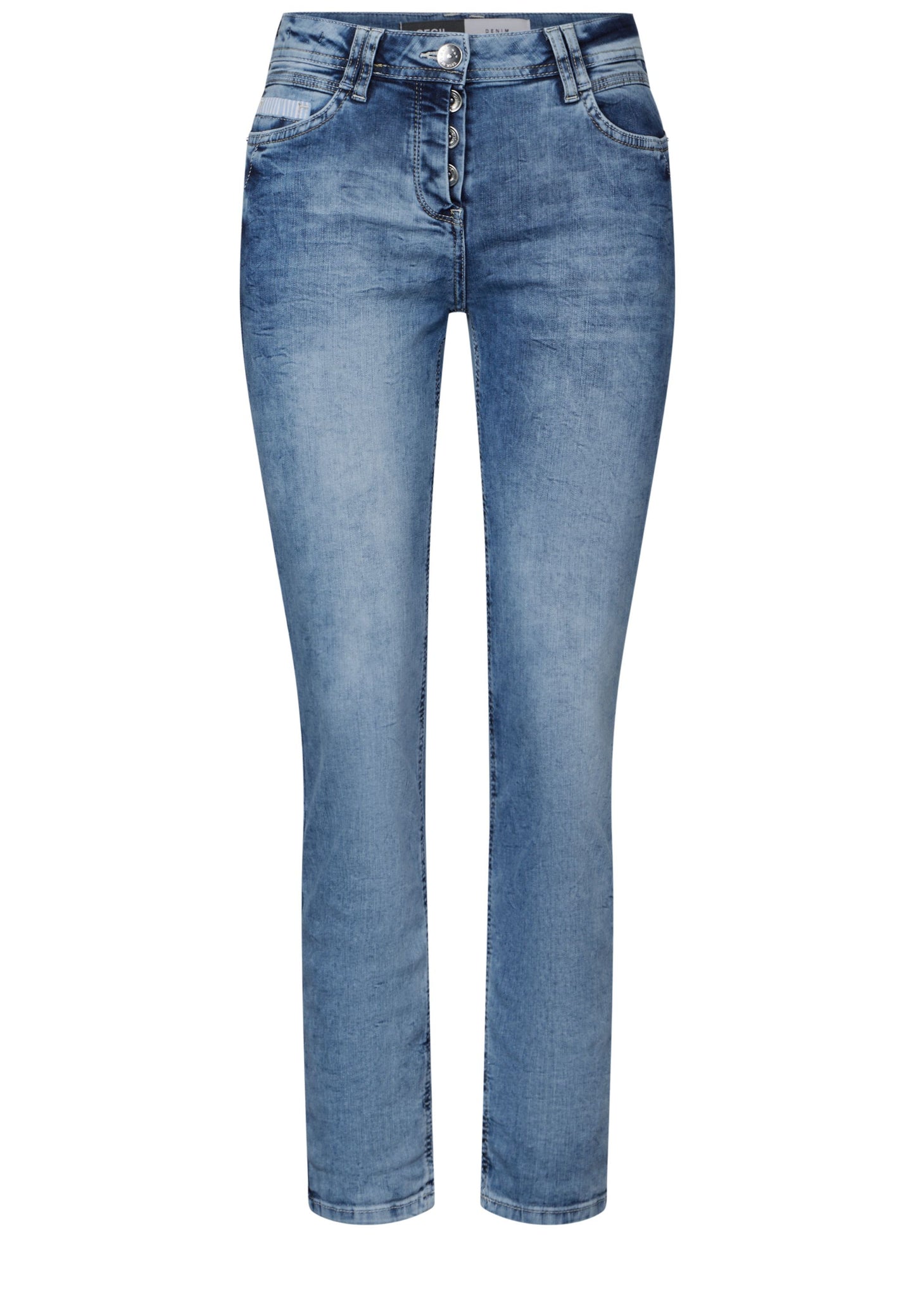 Cecil Damen Jeans 28 blau