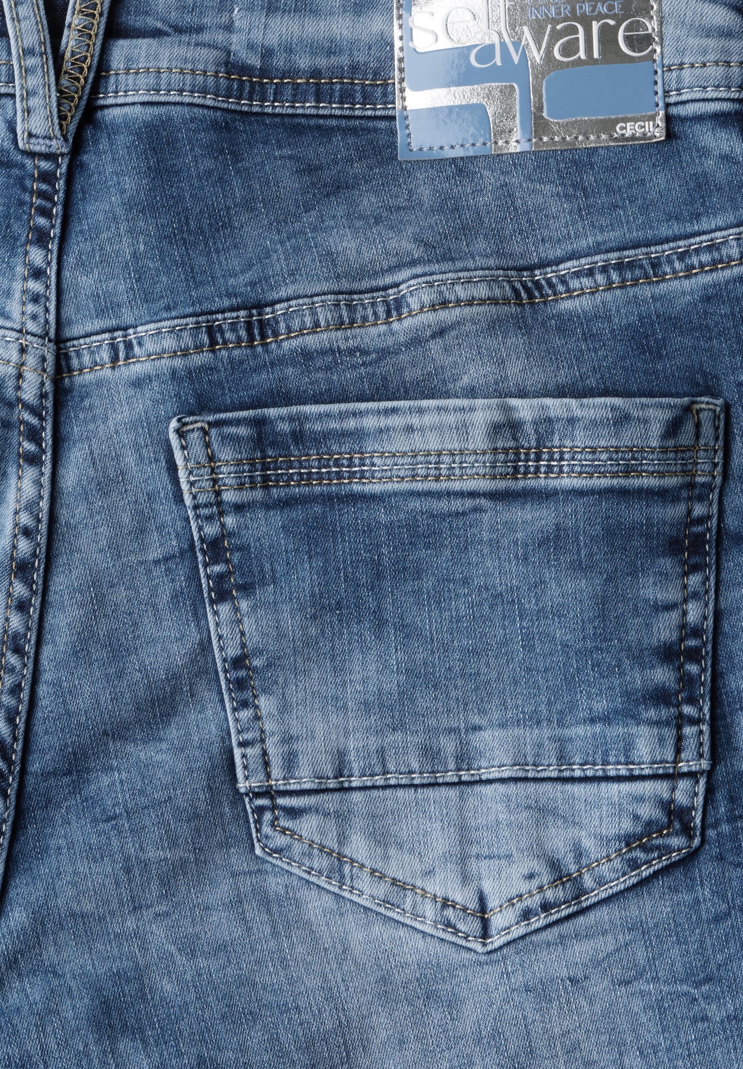 Cecil Damen Jeans blau