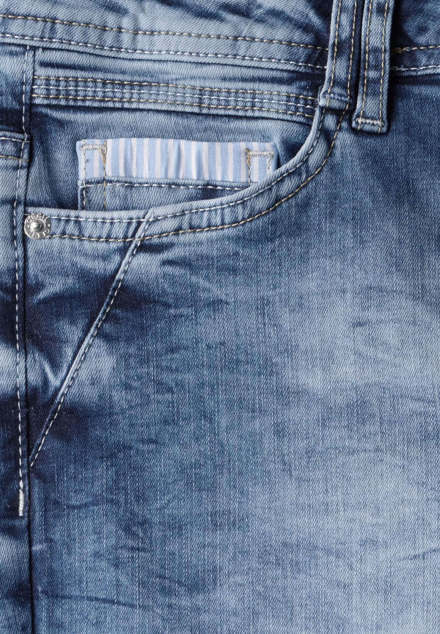 Cecil Damen Jeans blau