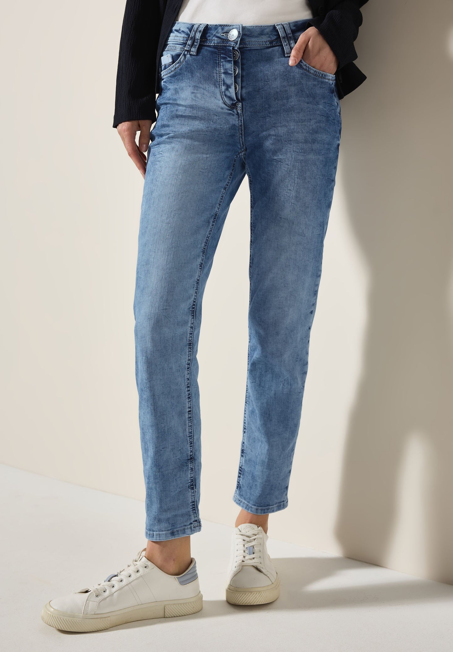Cecil Damen Jeans blau