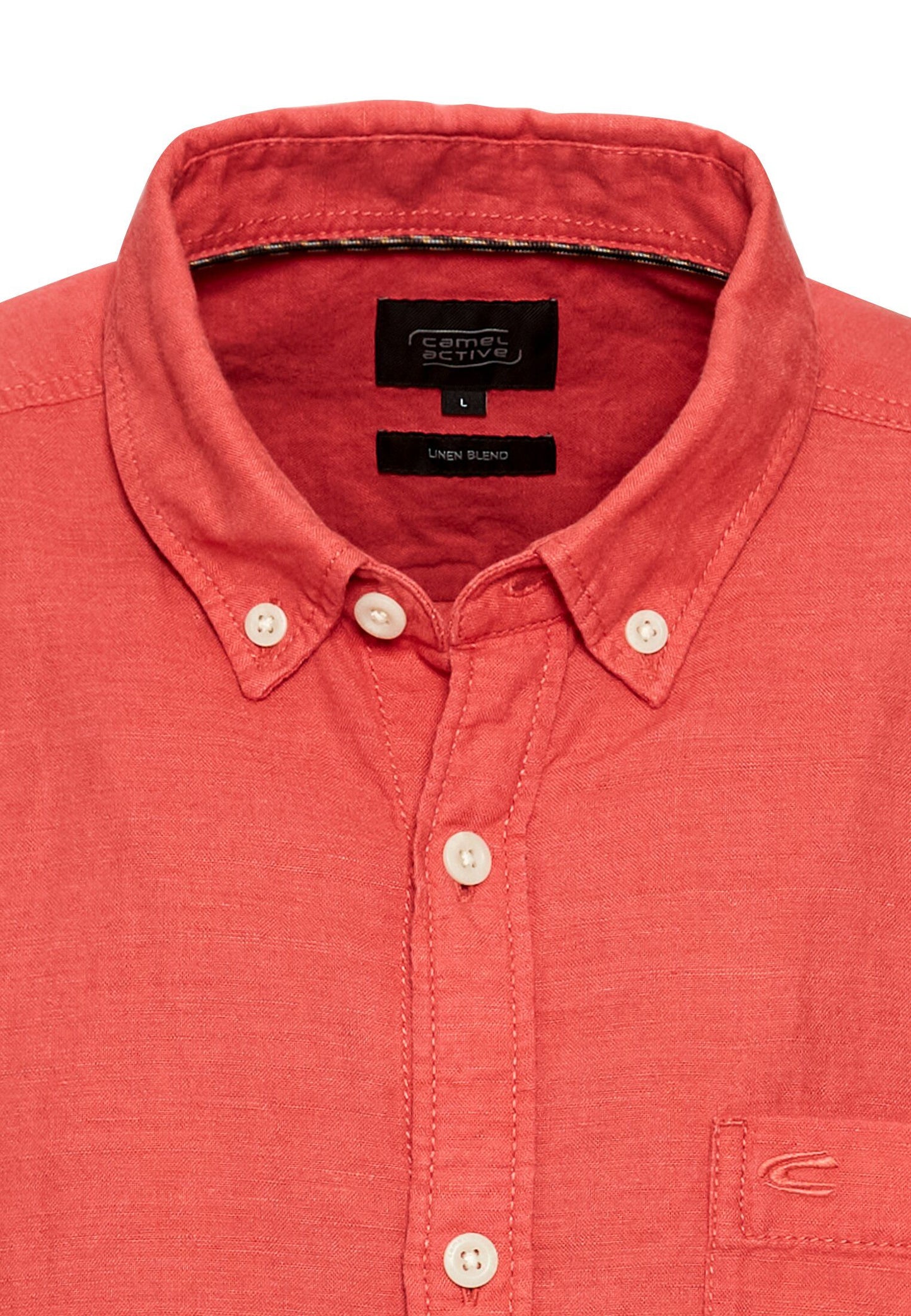 Camel Active Herren Kurzarmhemd rot